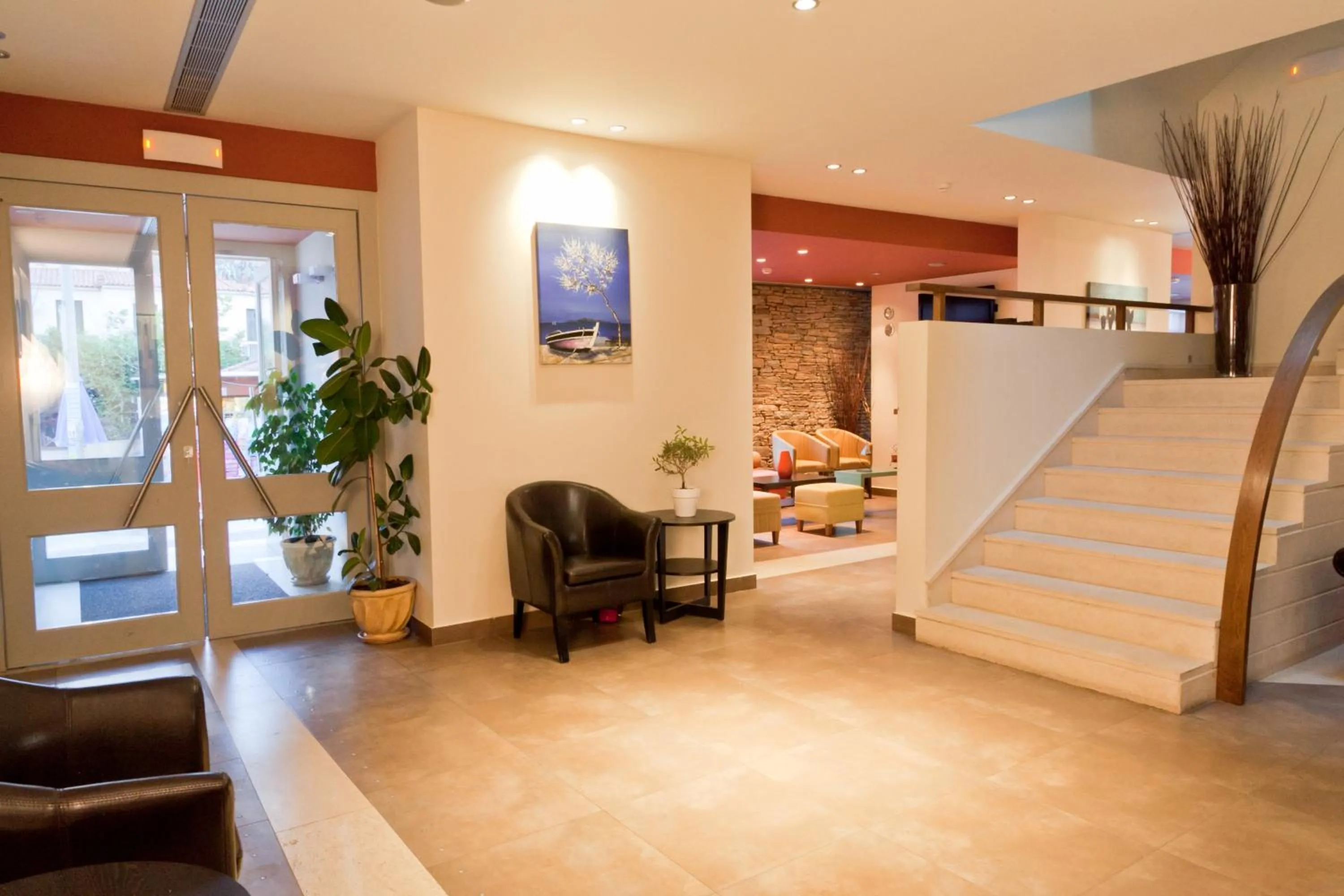 Lobby or reception in Astros Beach Boutique Hotel