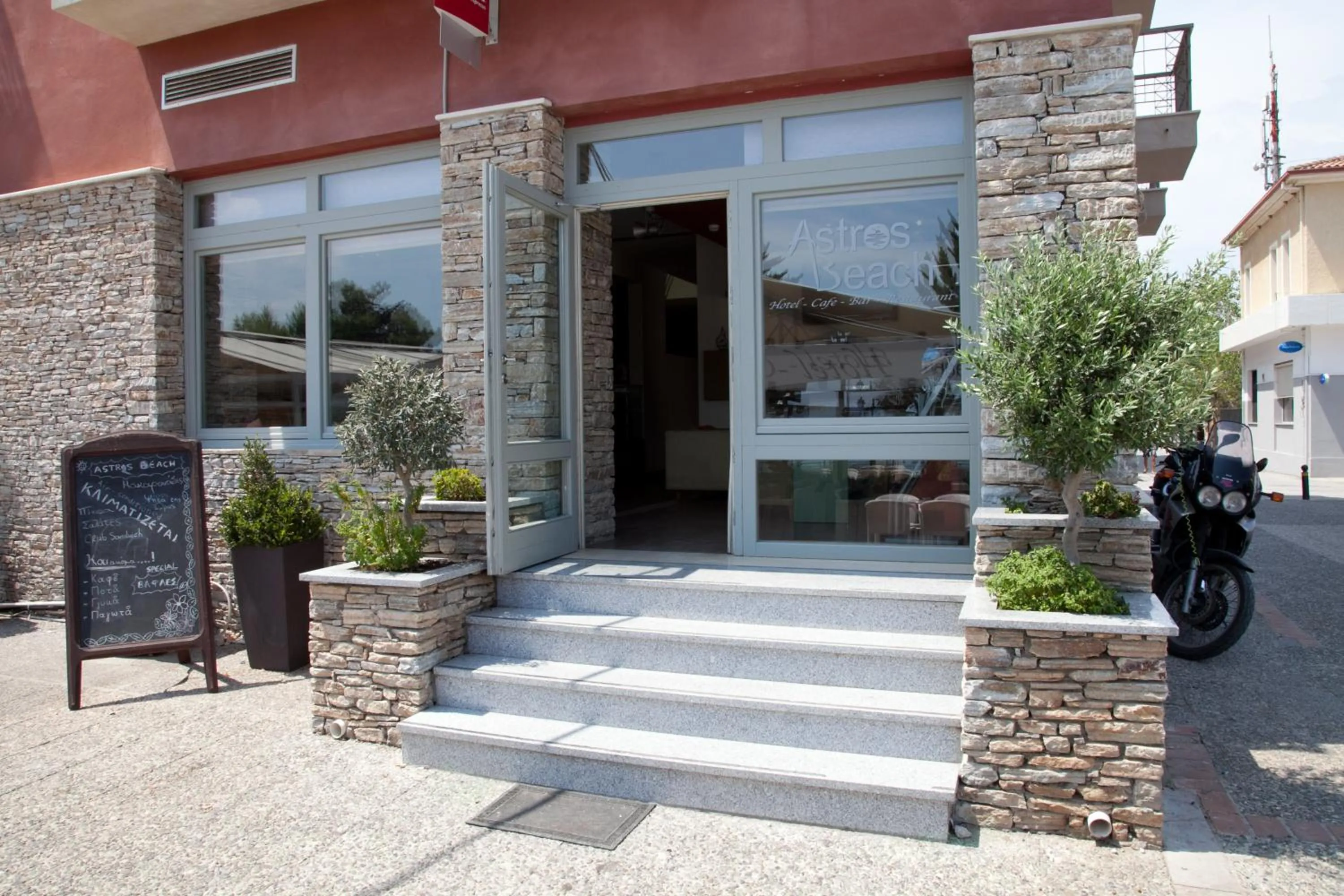 Facade/entrance in Astros Beach Boutique Hotel