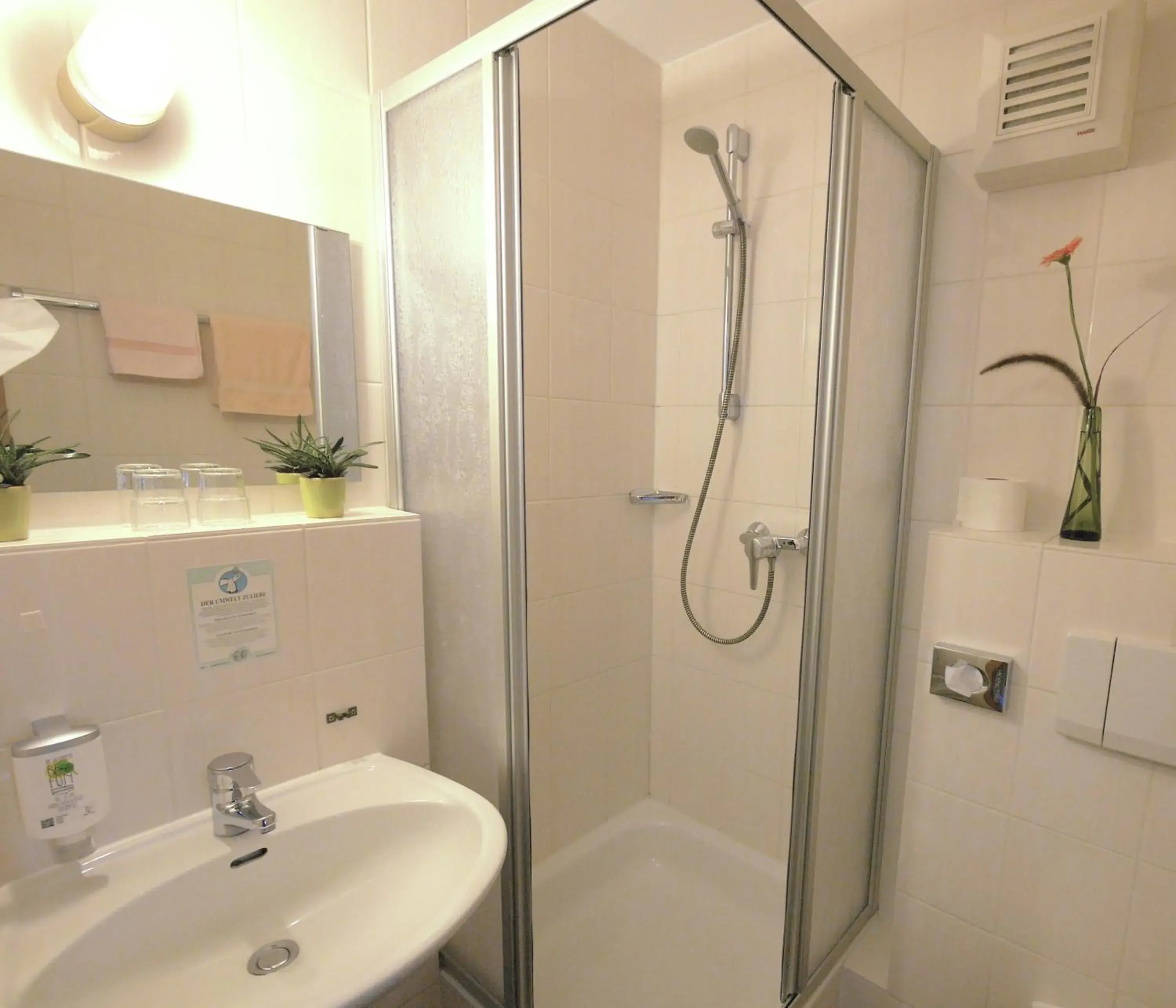 Double or Twin Room with Shower in Hotel Landgasthof Blume Double or Twin Room with Shower in Hotel Landgasthof Blume