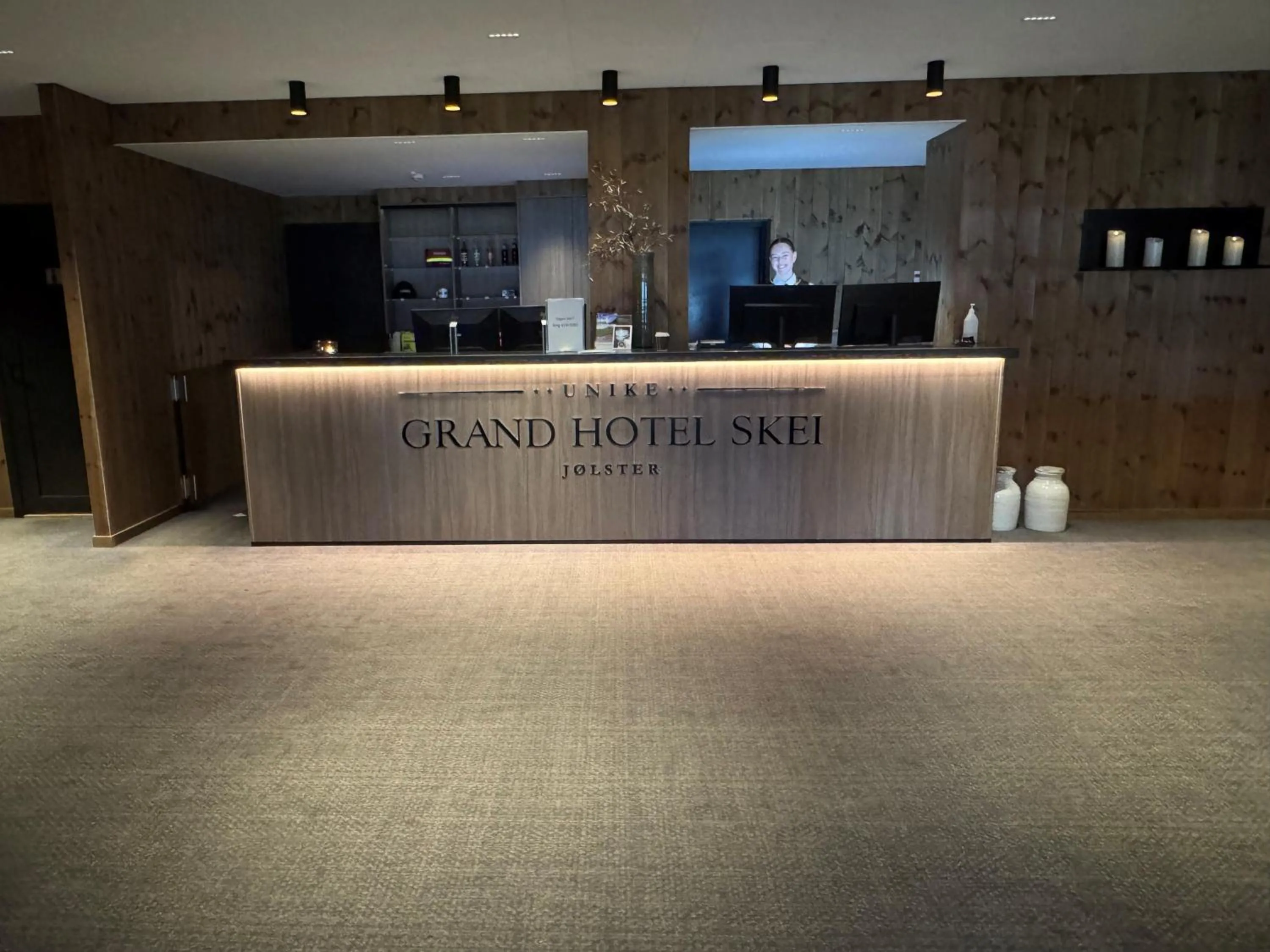 Lobby or reception in Grand Hotel Skei - Unike Hoteller