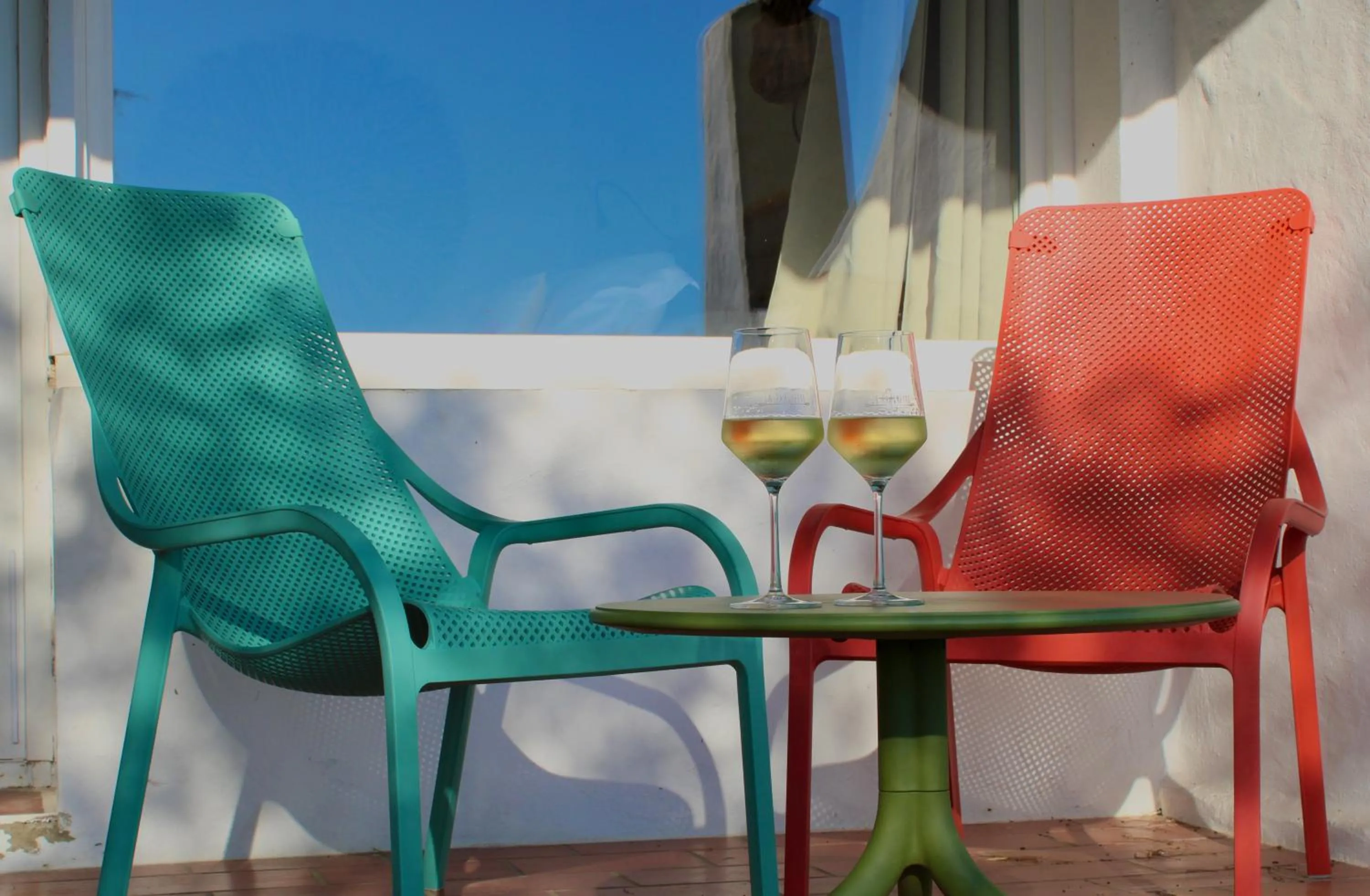 Balcony/Terrace in Hôtel La Palunette