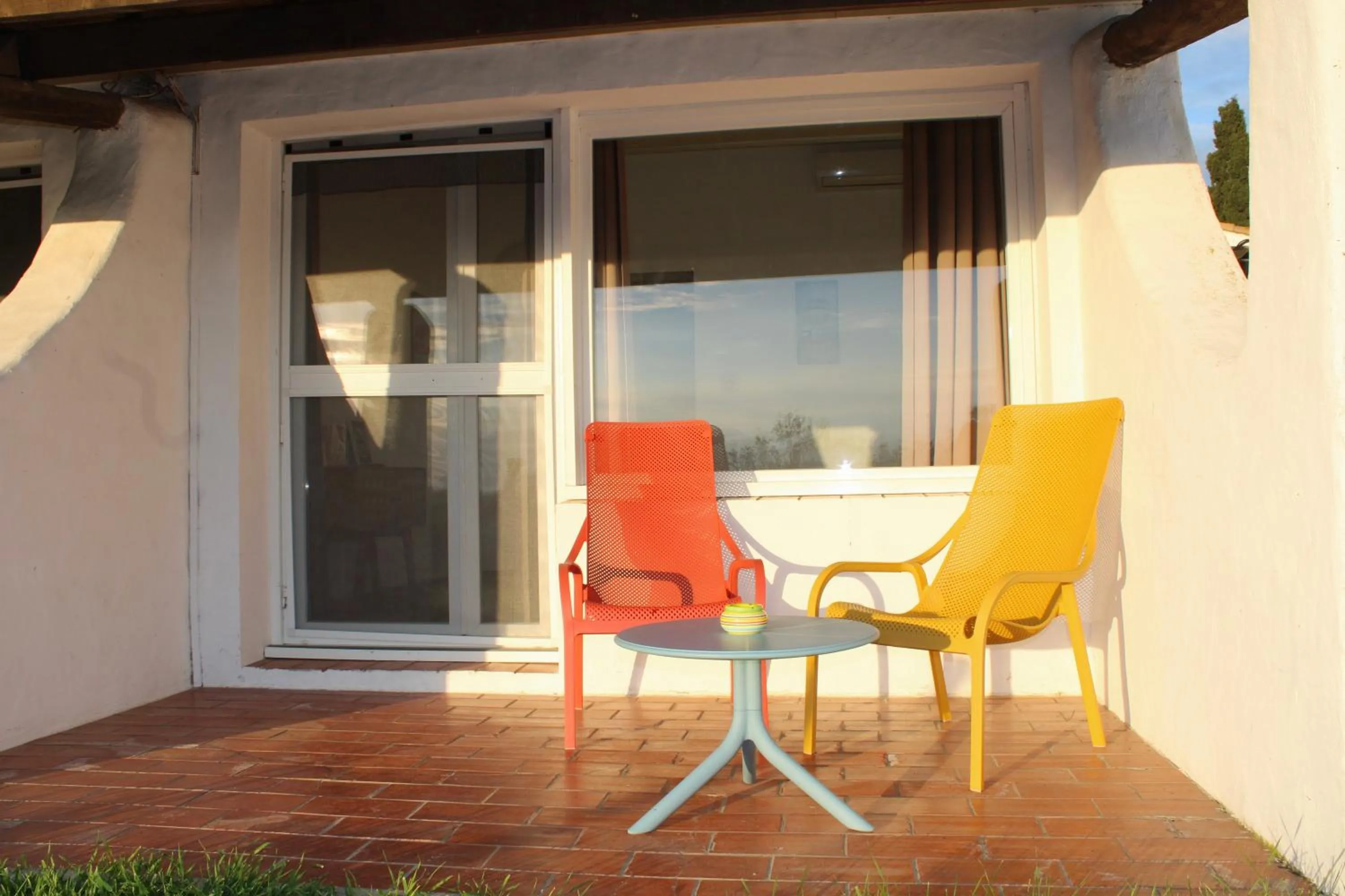Balcony/Terrace in Hôtel La Palunette