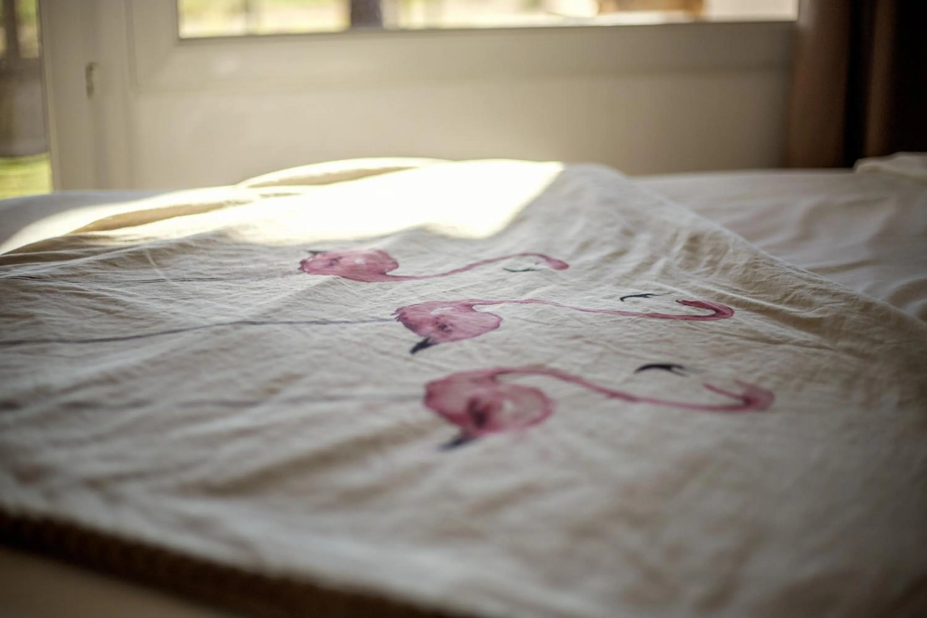 Bed in Hôtel La Palunette