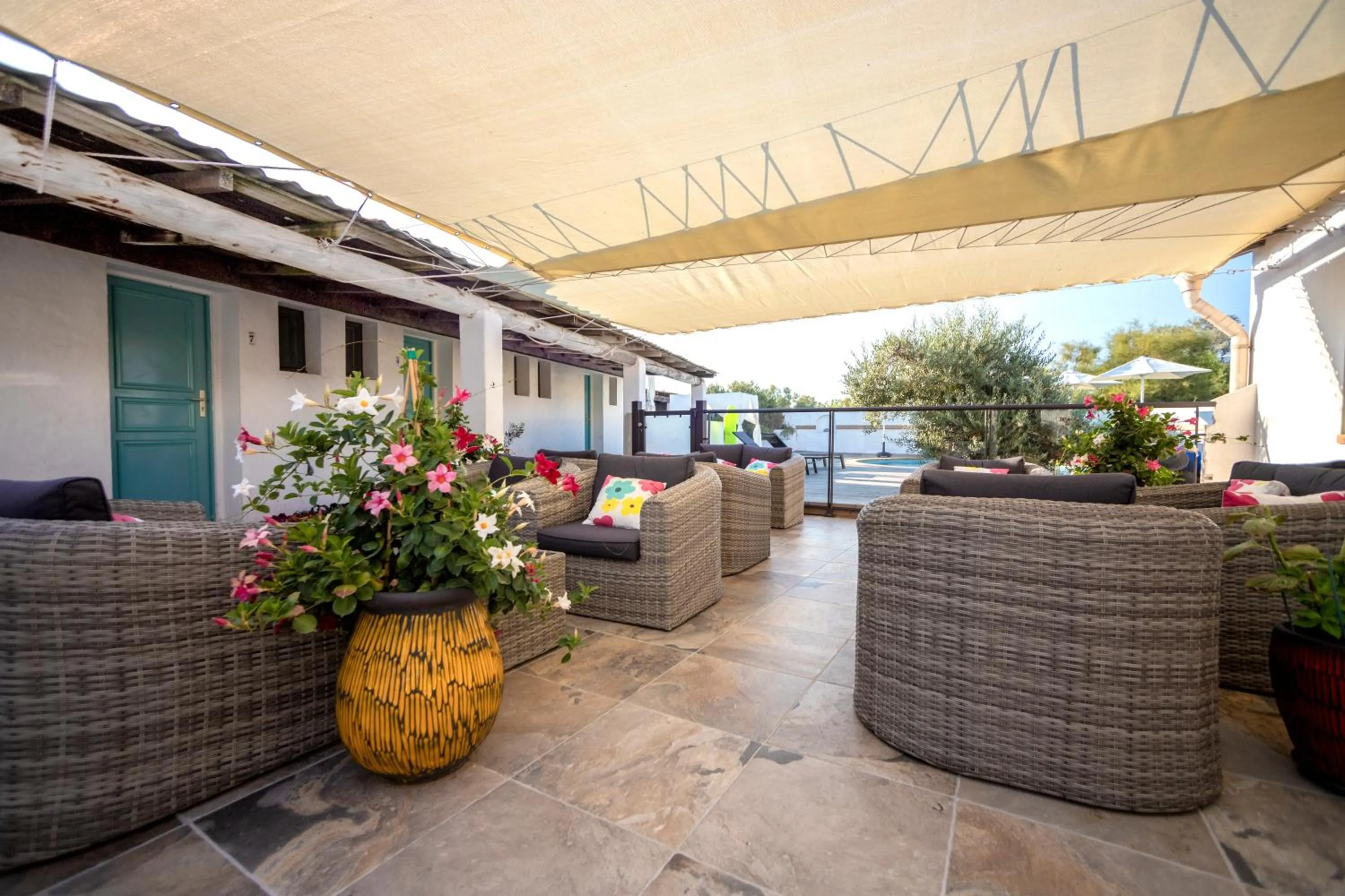 Garden in Hôtel La Palunette