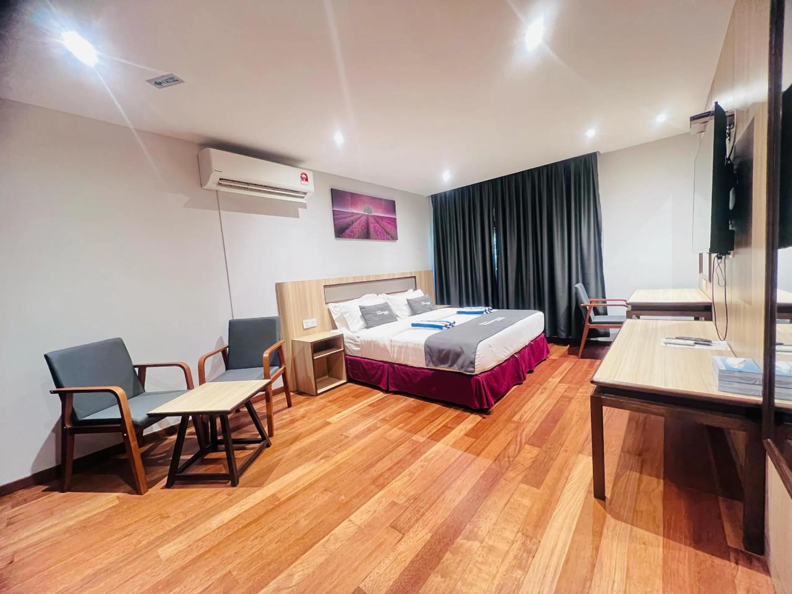 Property building, Bed in Pangkor Sandy Beach Resort