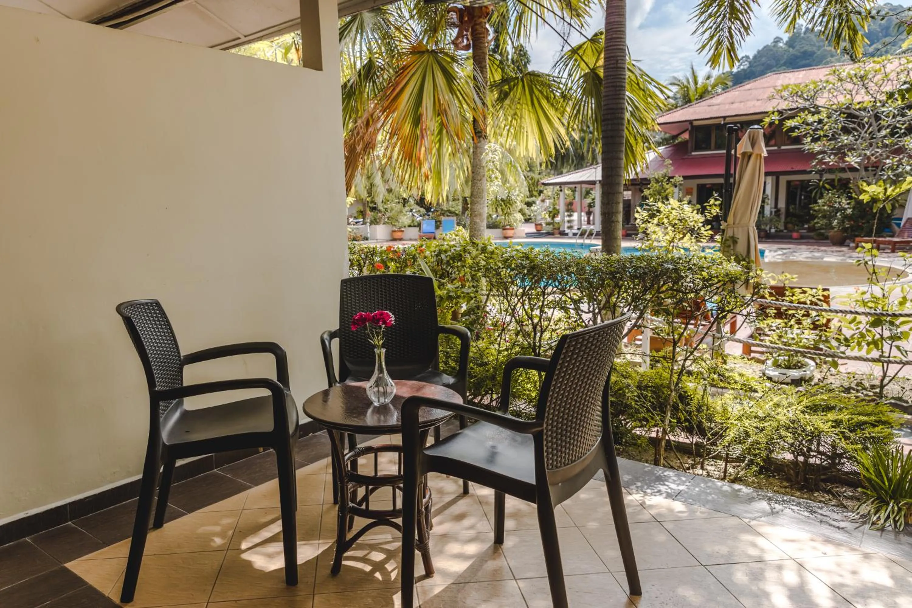 Balcony/Terrace in Pangkor Sandy Beach Resort