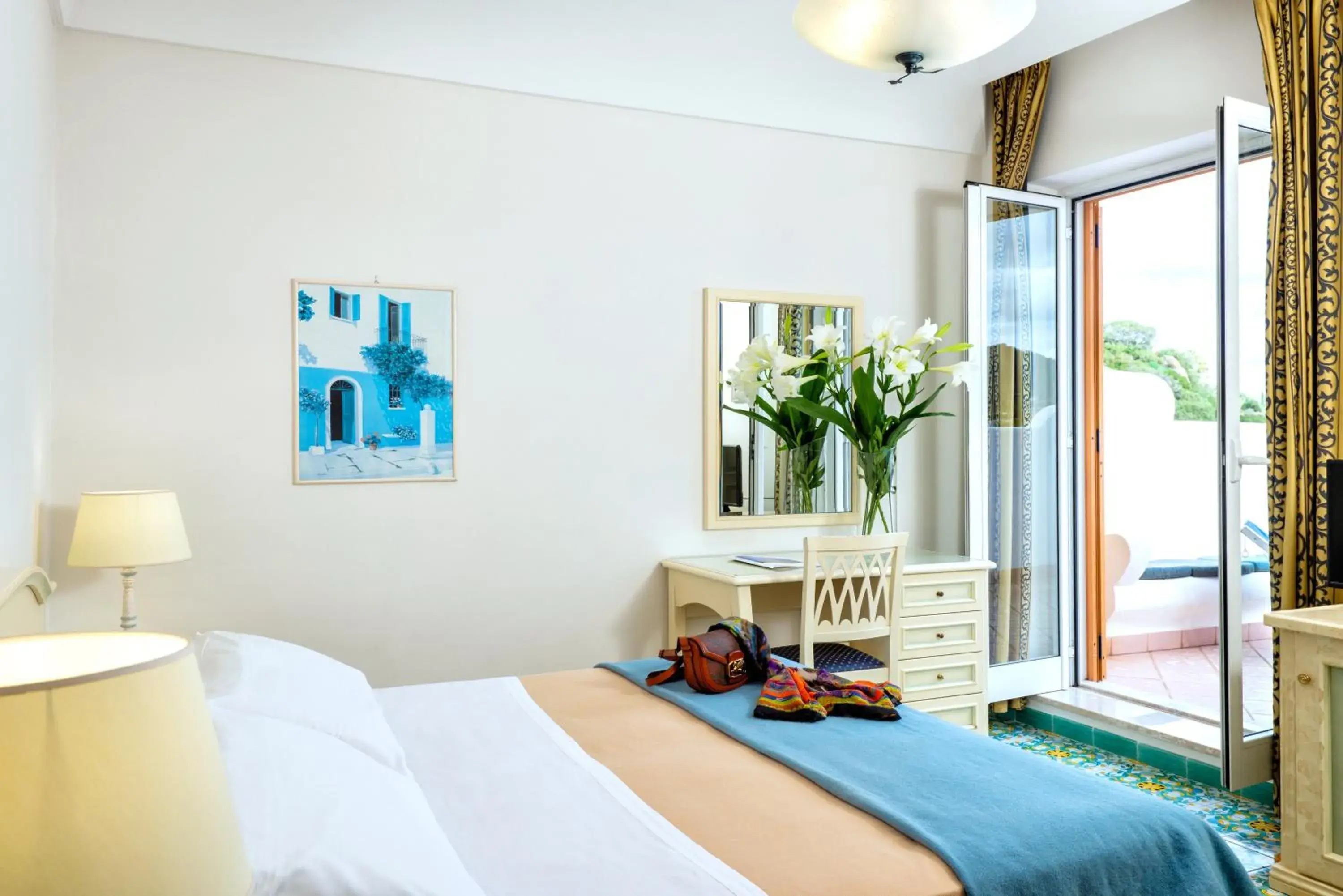 Bed in Hotel San Lorenzo Thermal Spa Bed in Hotel San Lorenzo Thermal Spa