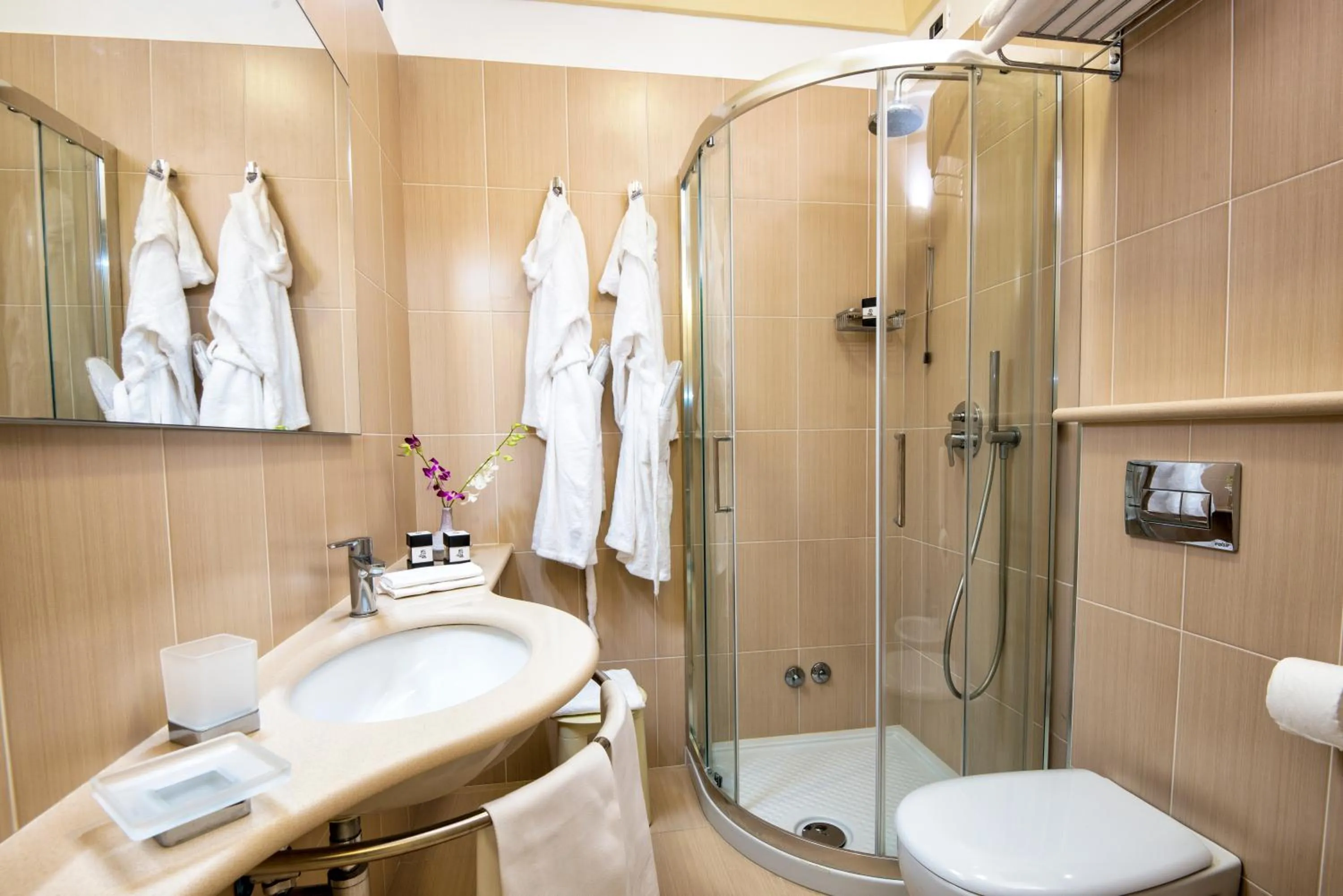 Shower in Hotel San Lorenzo Thermal Spa