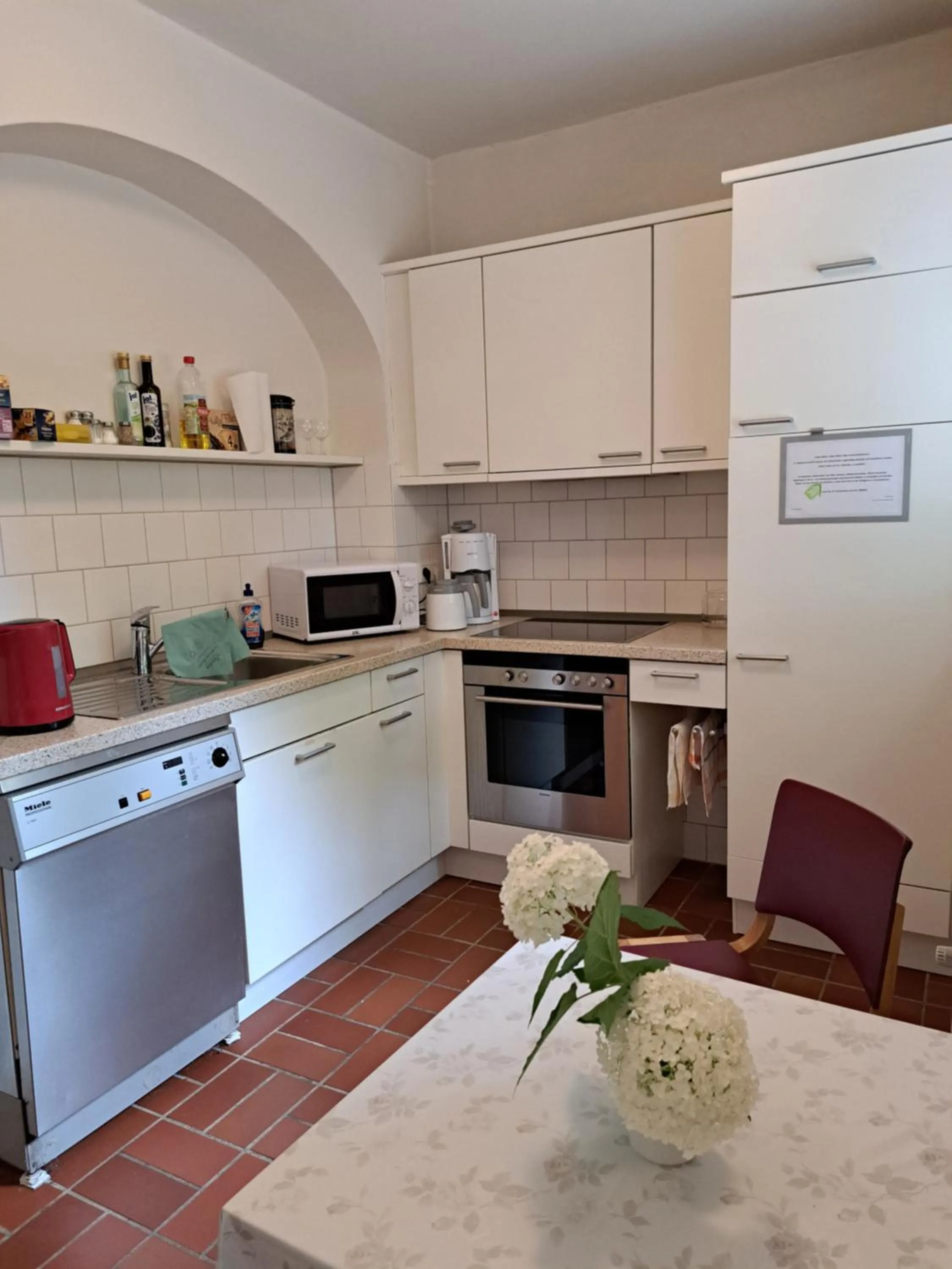 Communal kitchen in Gäste- und Tagungshaus am Glockengarten