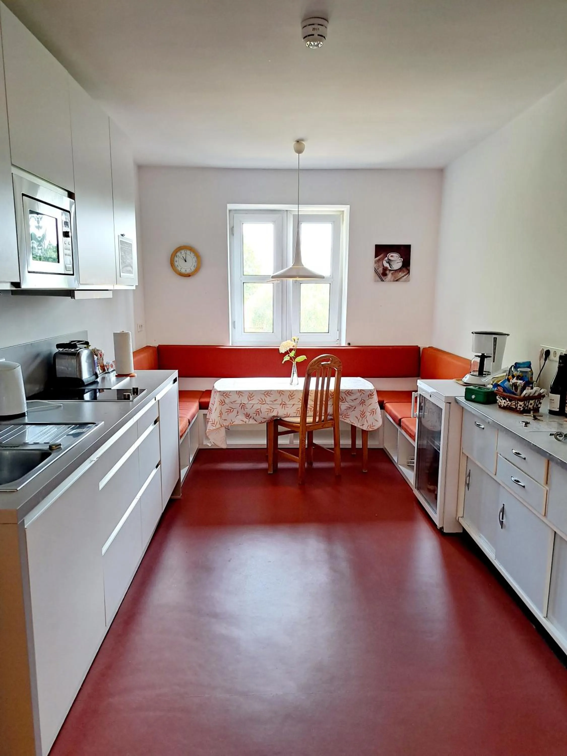 Kitchen or kitchenette in Gäste- und Tagungshaus am Glockengarten