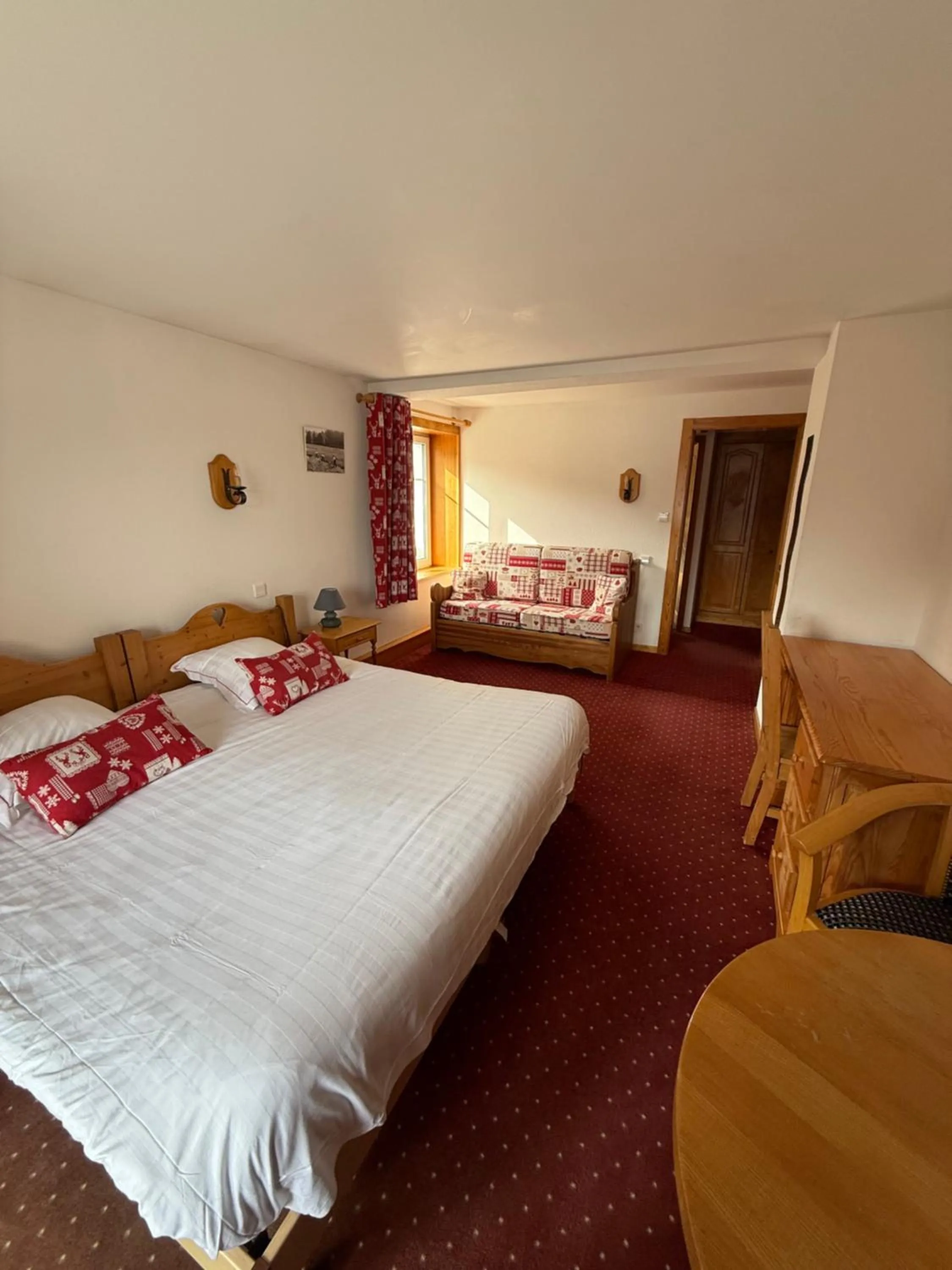 Bed in L'Auberge au Bord du Lac