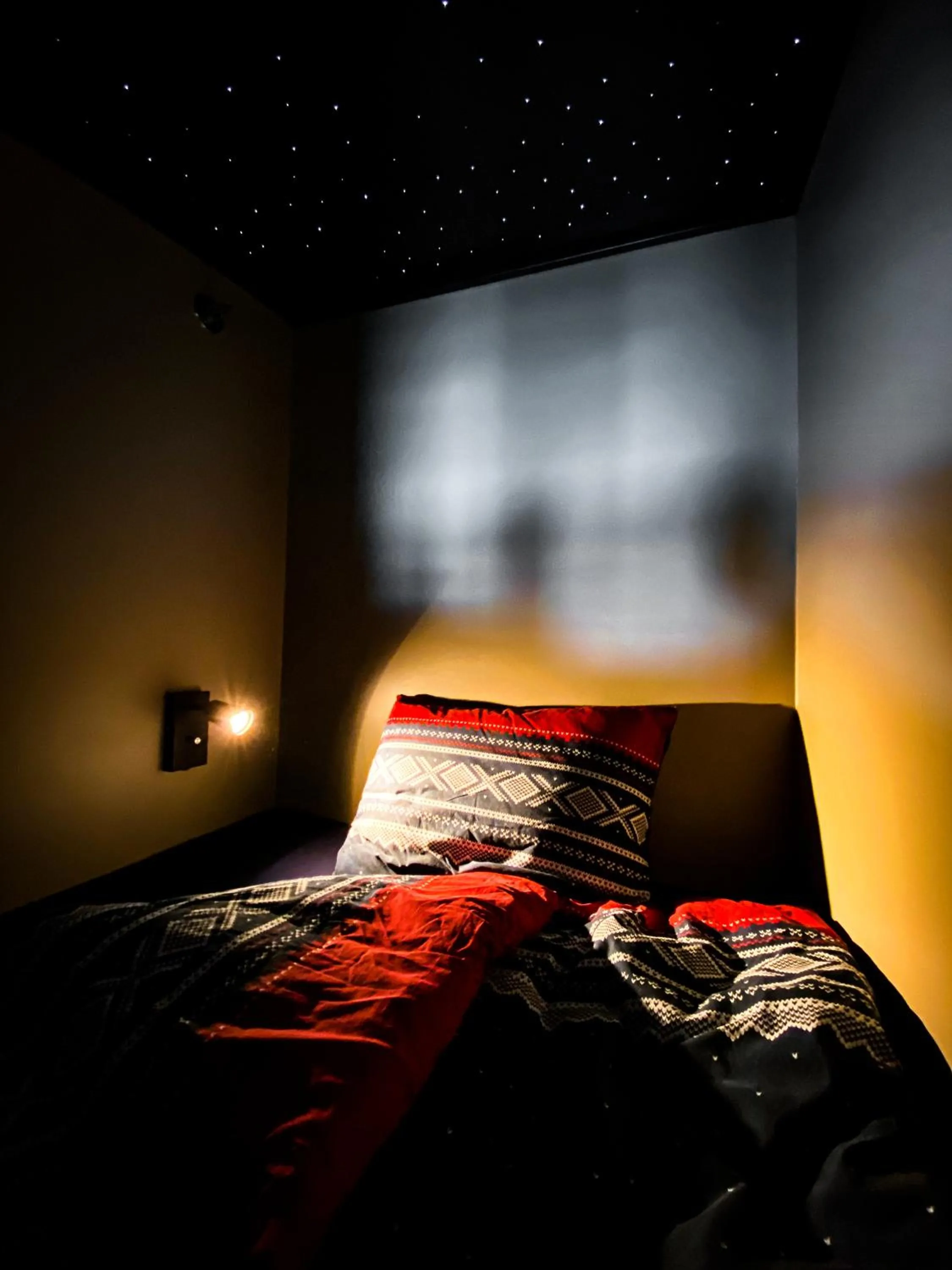 Bed in Bjørnfjell Mountain Lodge