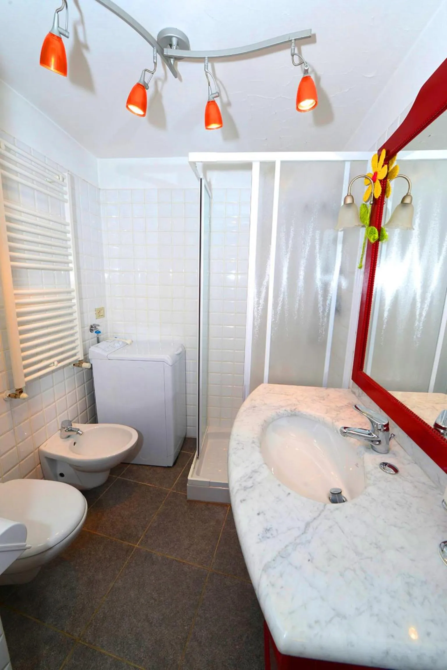 Shower in La casa del cuore