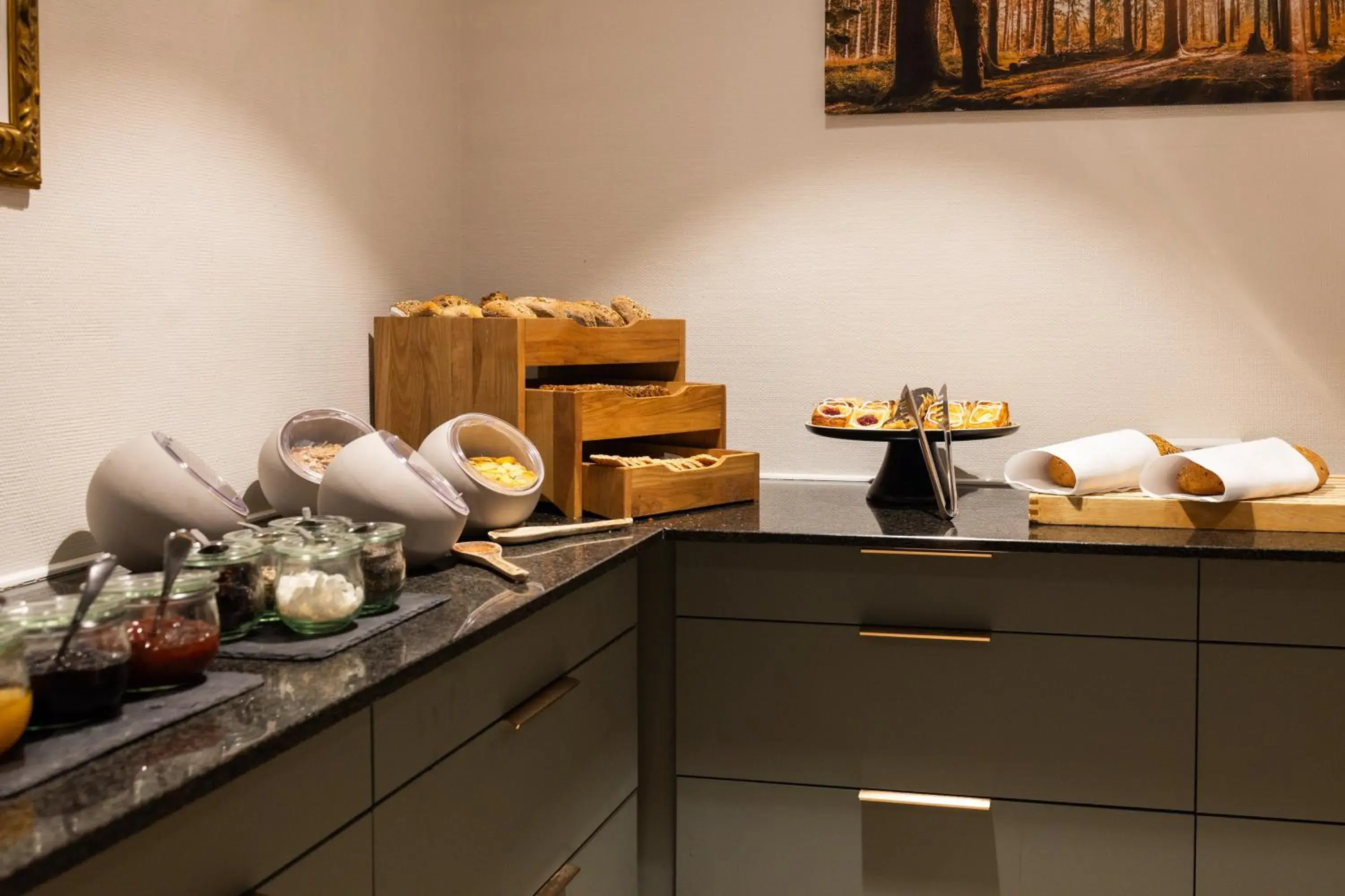 Buffet breakfast in Milling Hotel Ansgar Buffet breakfast in Milling Hotel Ansgar