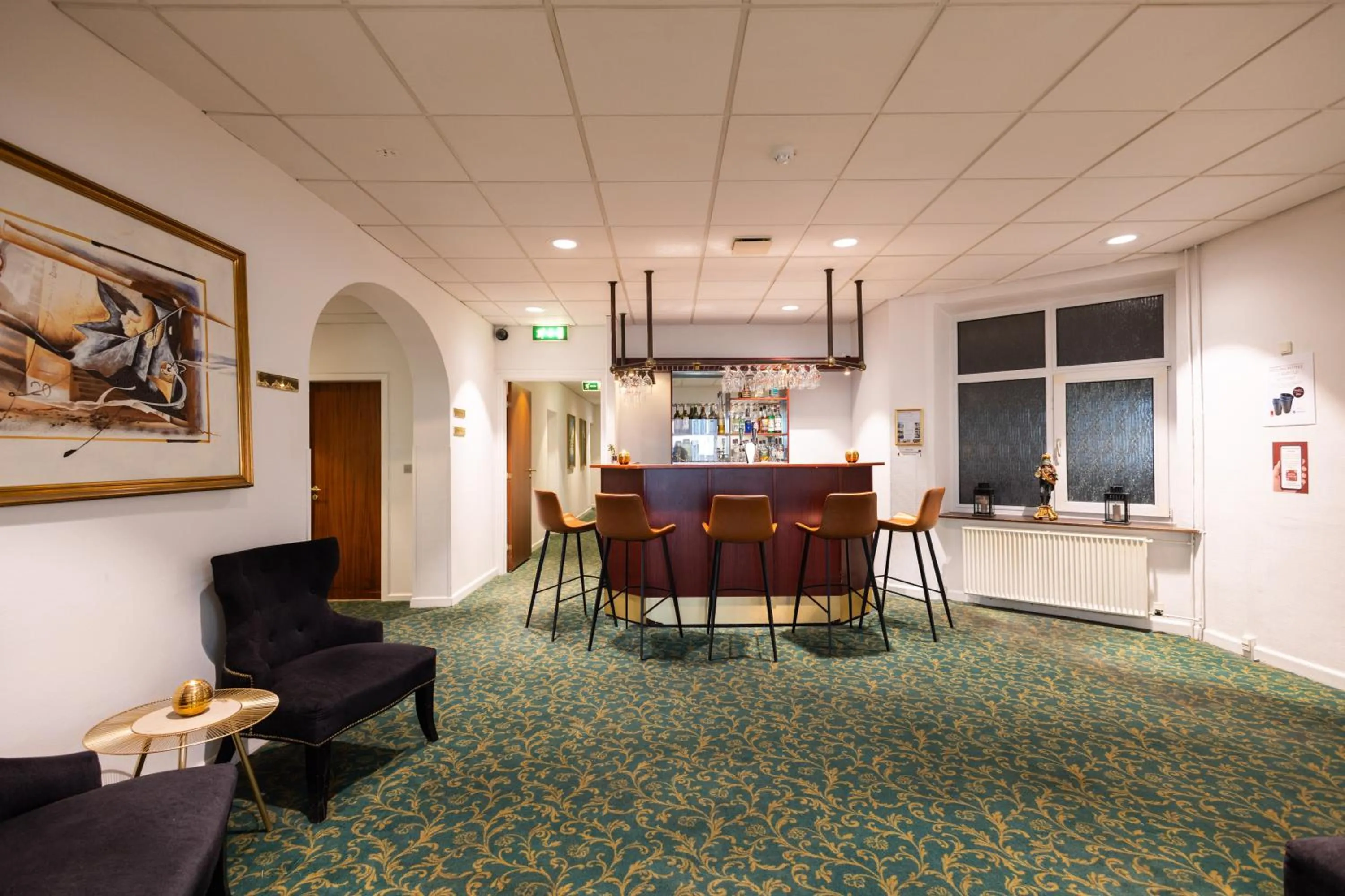 Living room in Milling Hotel Ansgar