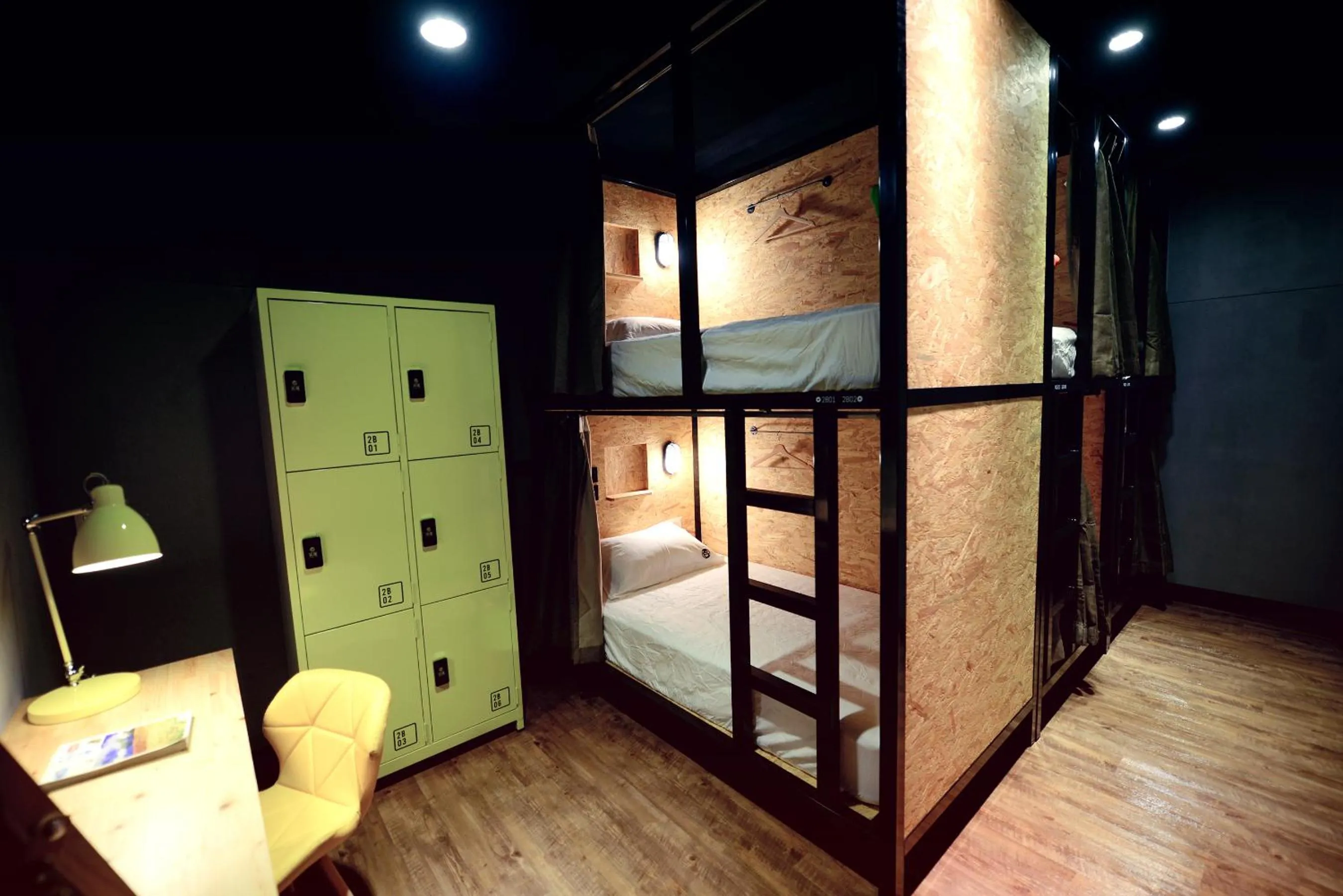 Bed in 6-Bed Female Dormitory Room in KID Hualien Hostel