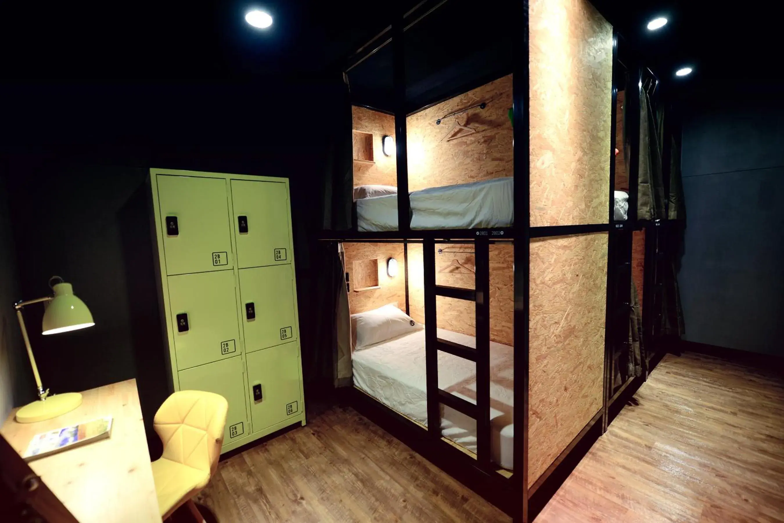 Bed in 6-Bed Female Dormitory Room in KID Hualien Hostel Bed in 6-Bed Female Dormitory Room in KID Hualien Hostel
