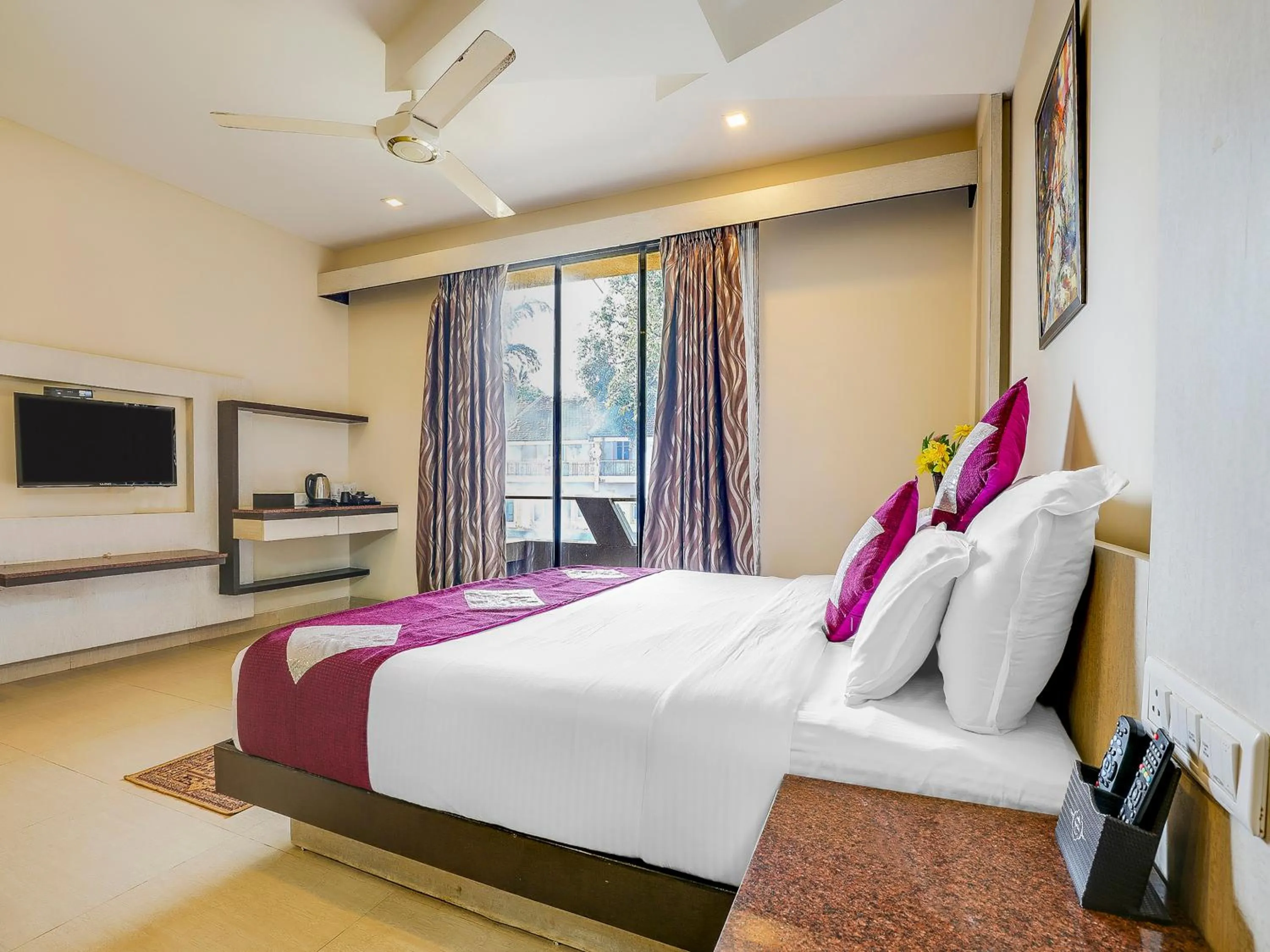 Bed in Grandeur De Sanchi- Luxury Beach Resort & Spa