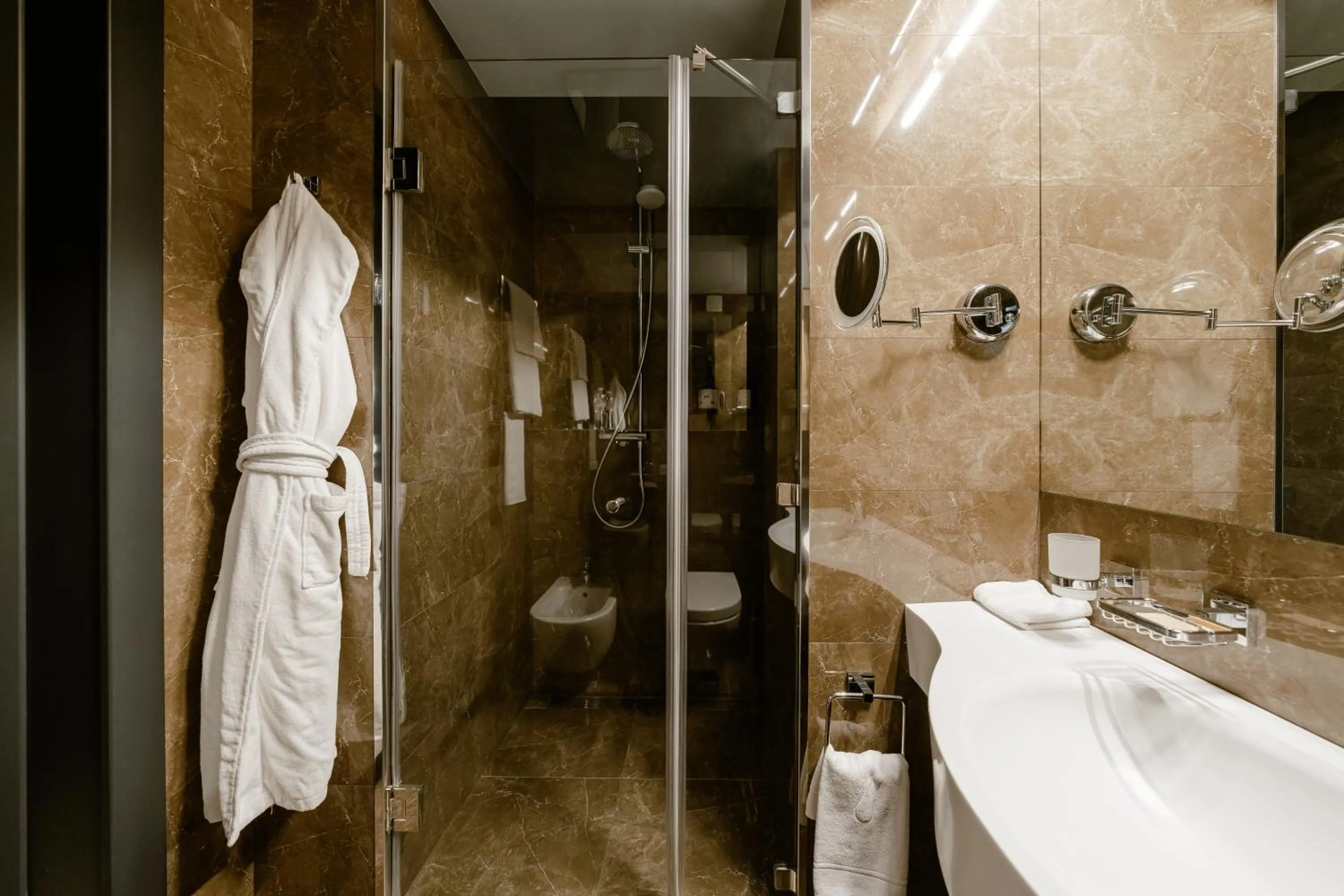 Shower in Vozdvyzhensky Boutique Hotel