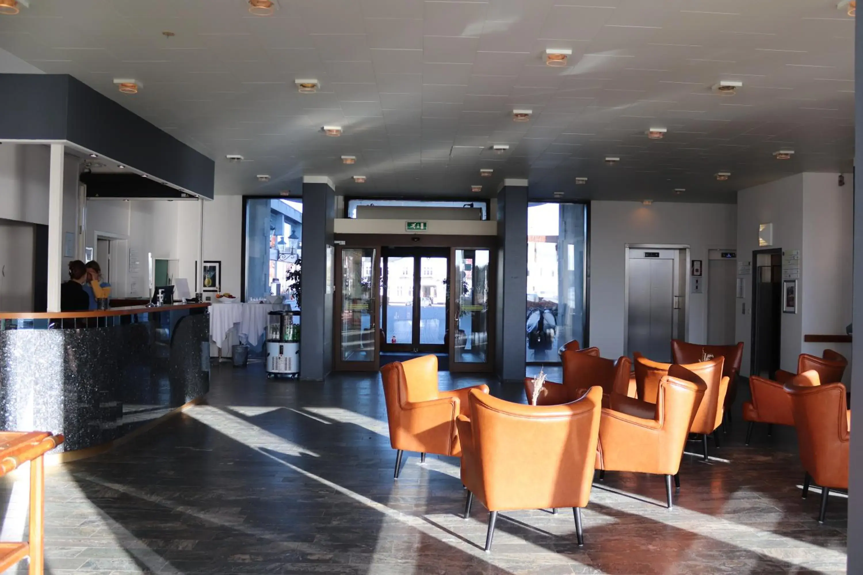 Lobby or reception in Milling Hotel Søpark Lobby or reception in Milling Hotel Søpark