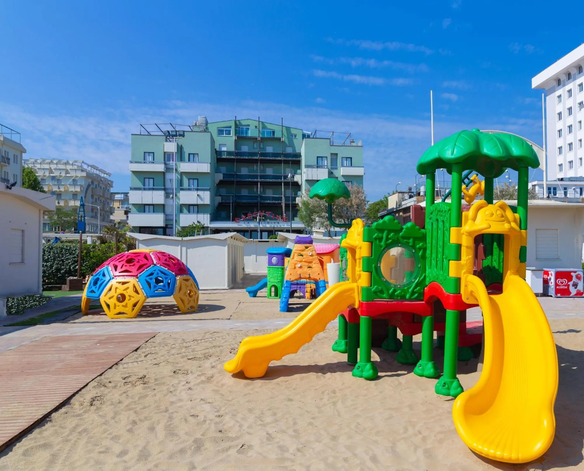 Children play ground in Hotel Executive La Fiorita
