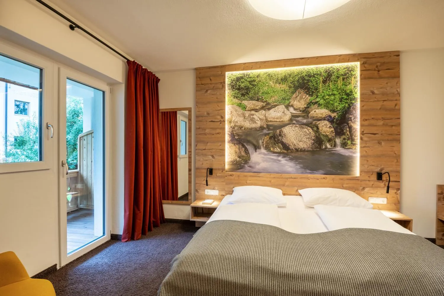 Bed in Aparthotel Tyrol