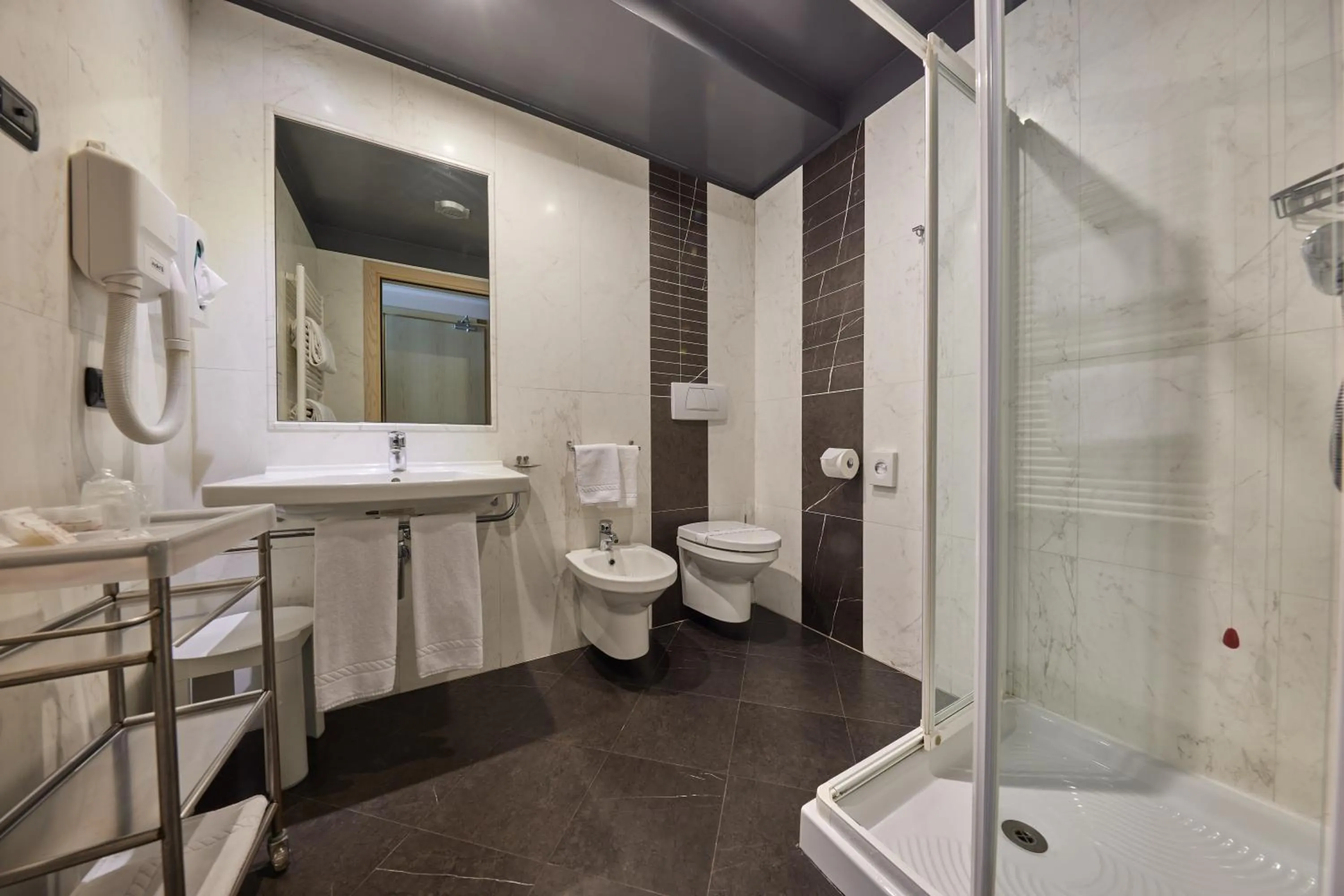 Shower in Hotel Europa