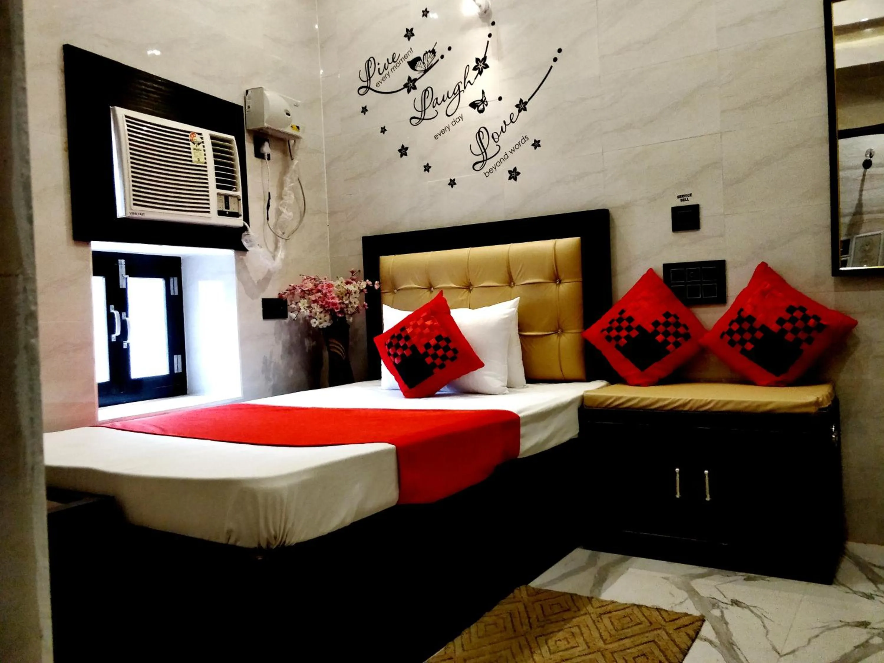 Bed in City Hotel