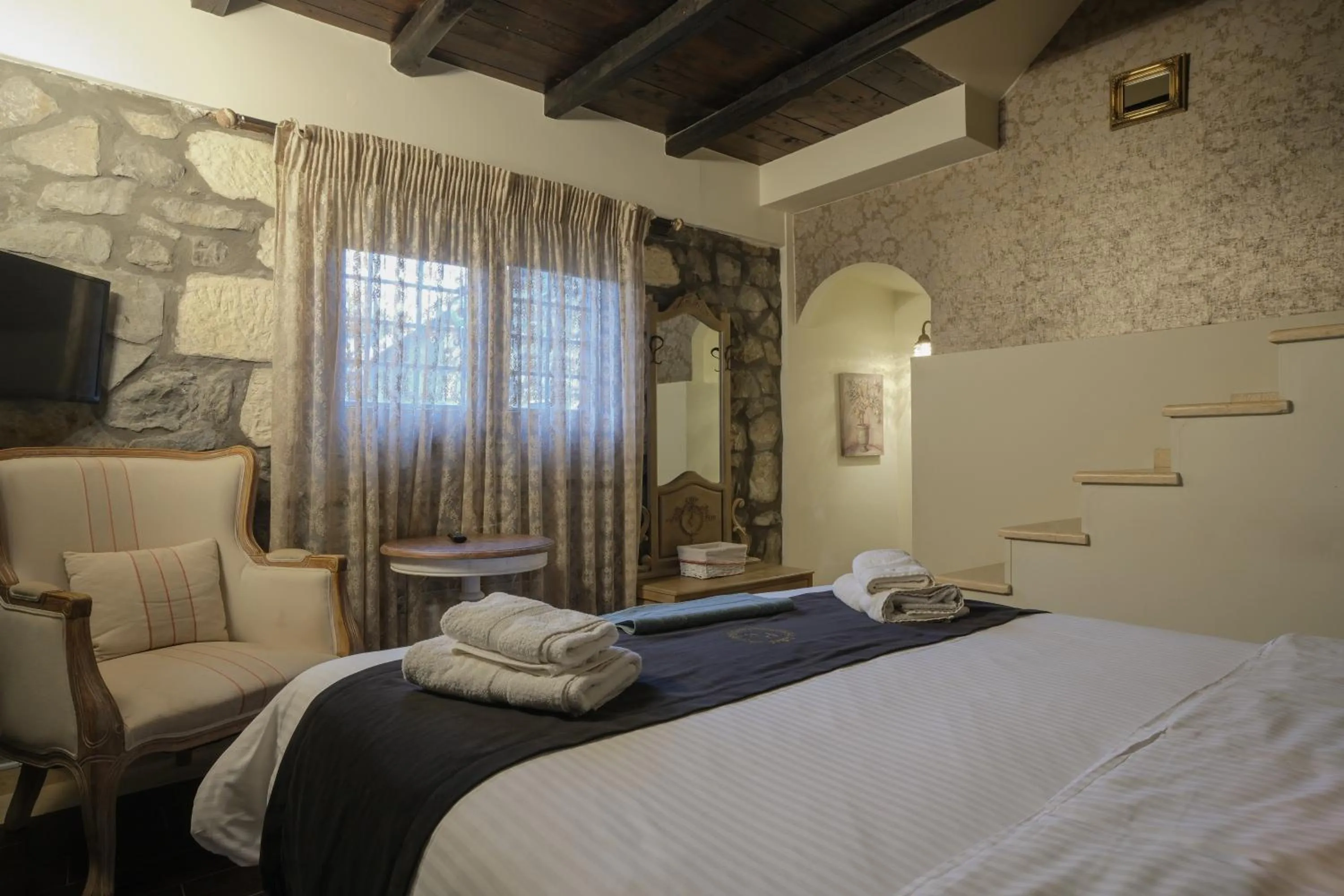 Bedroom, Bed in Pindos Resort