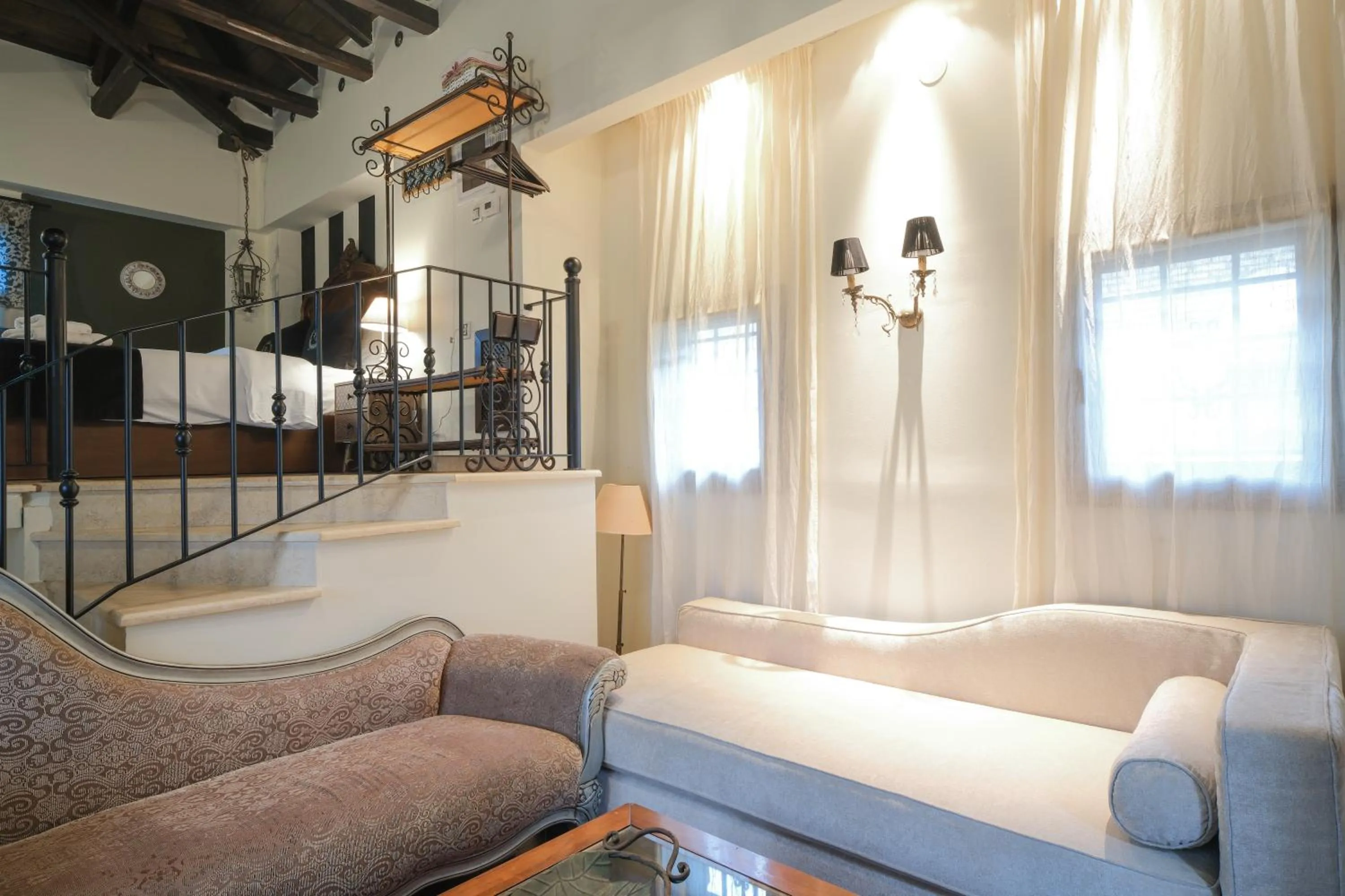 Seating area in Pindos Resort