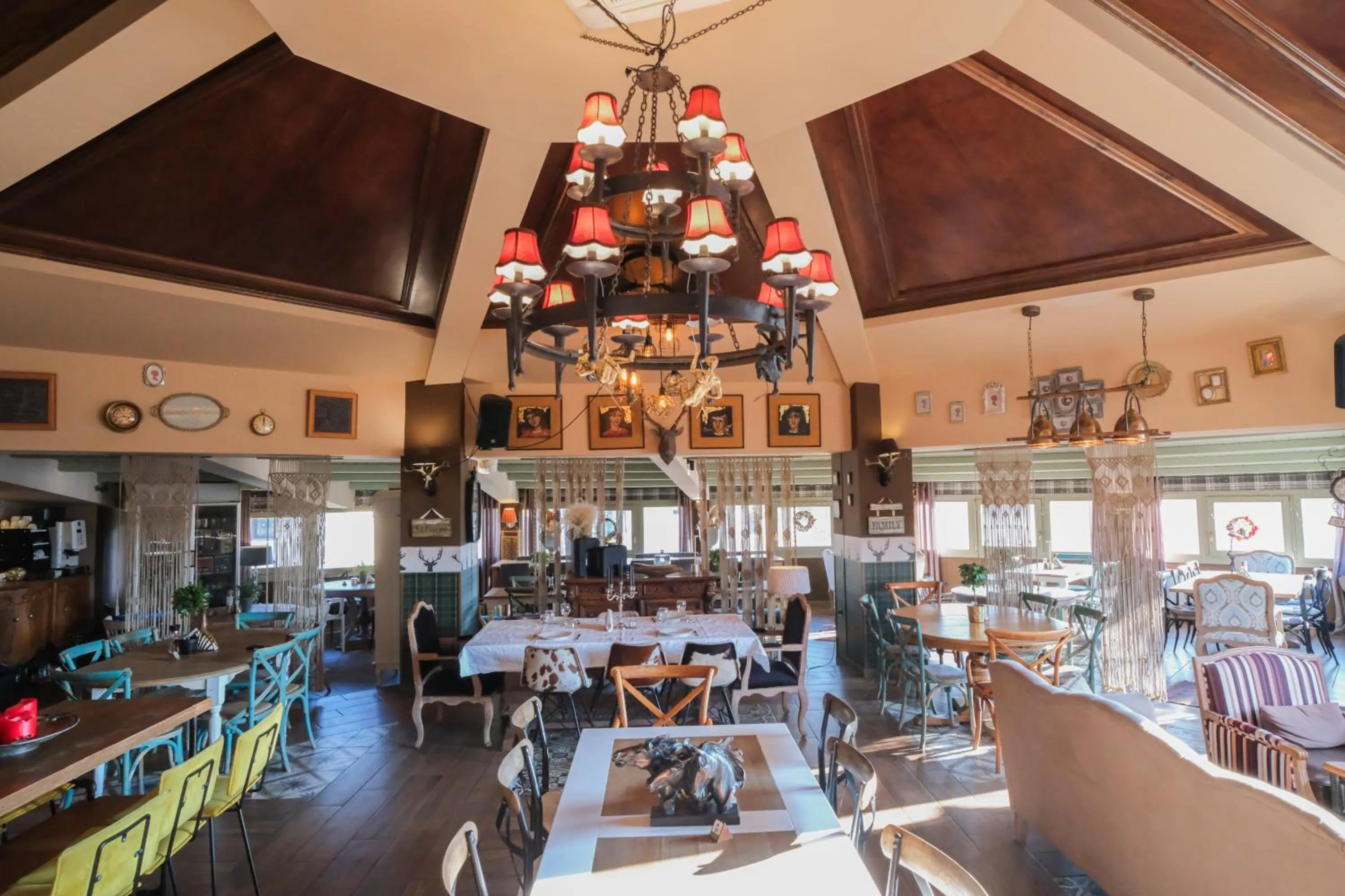 Seating area in Pindos Resort