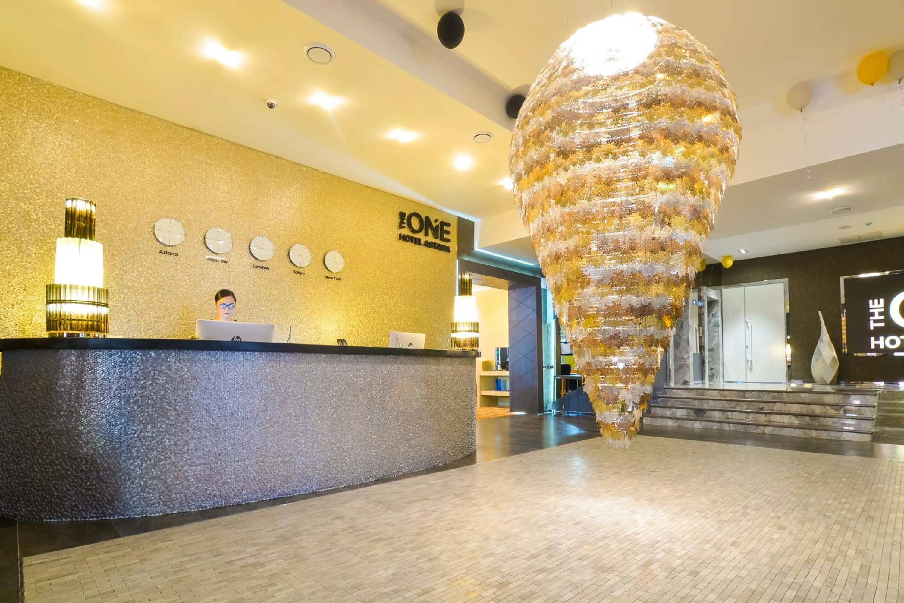 Lobby or reception in The ONE Hotel Astana