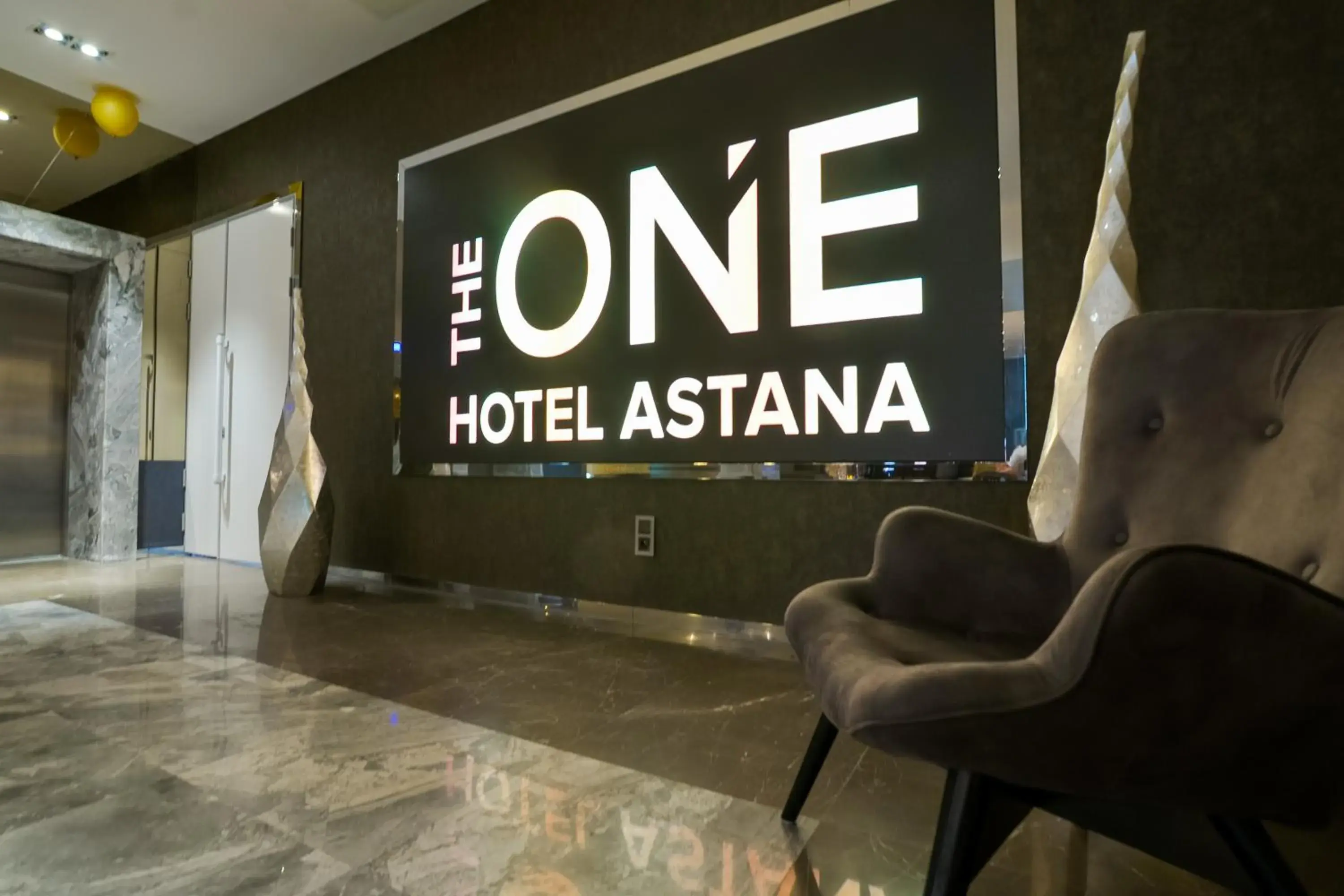 Lobby or reception in The ONE Hotel Astana Lobby or reception in The ONE Hotel Astana