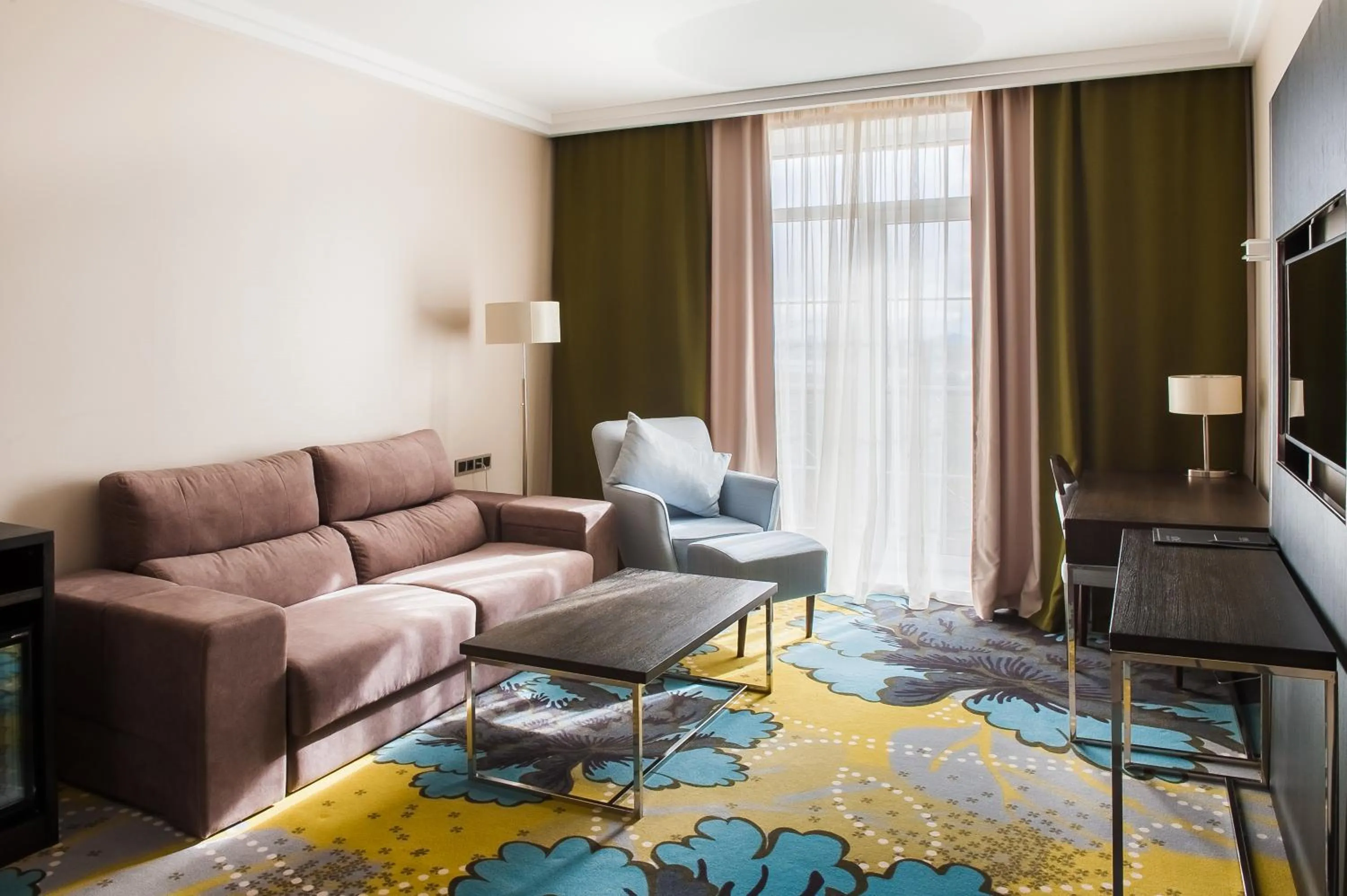 Seating area in The ONE Hotel Astana