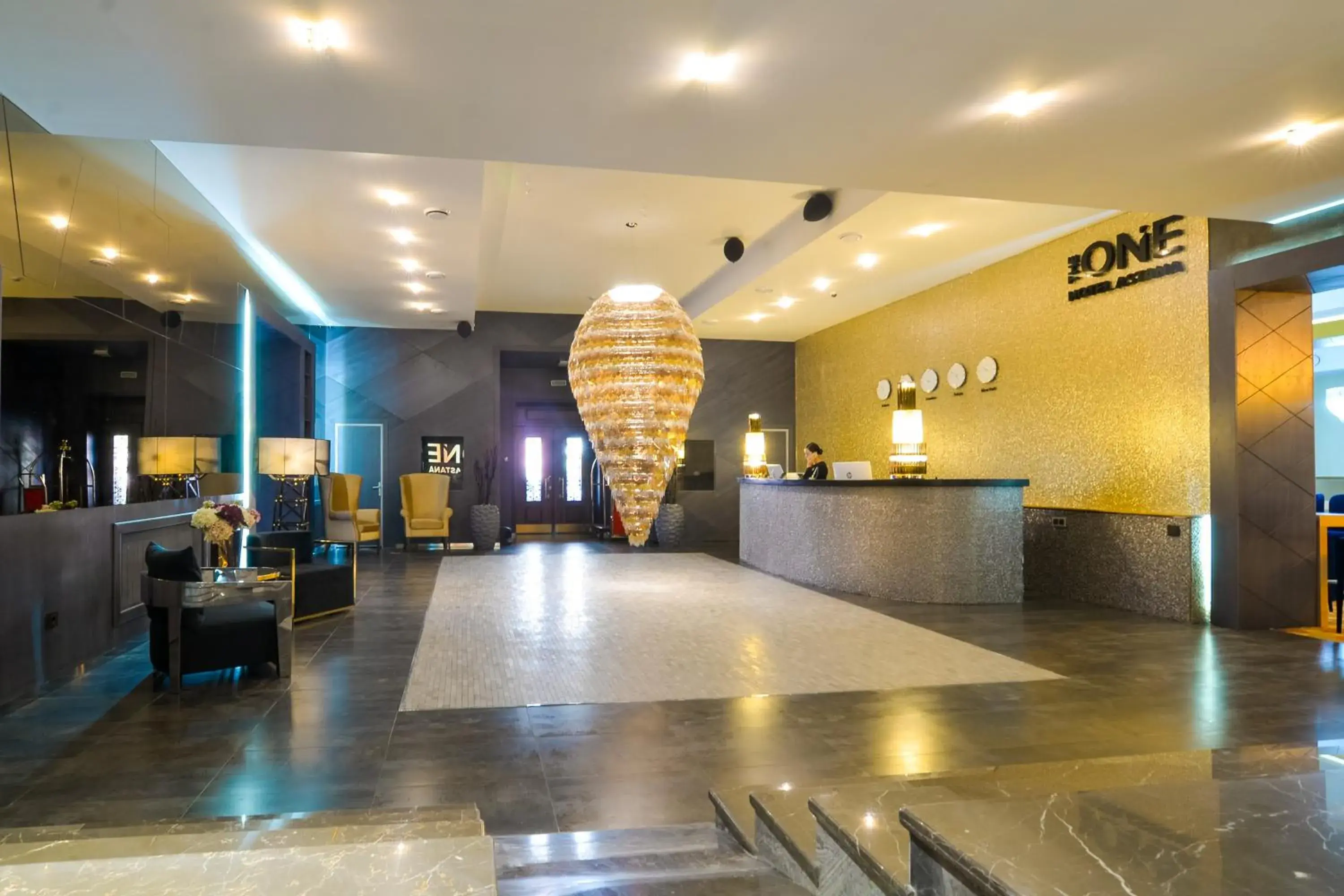 Lobby or reception in The ONE Hotel Astana Lobby or reception in The ONE Hotel Astana