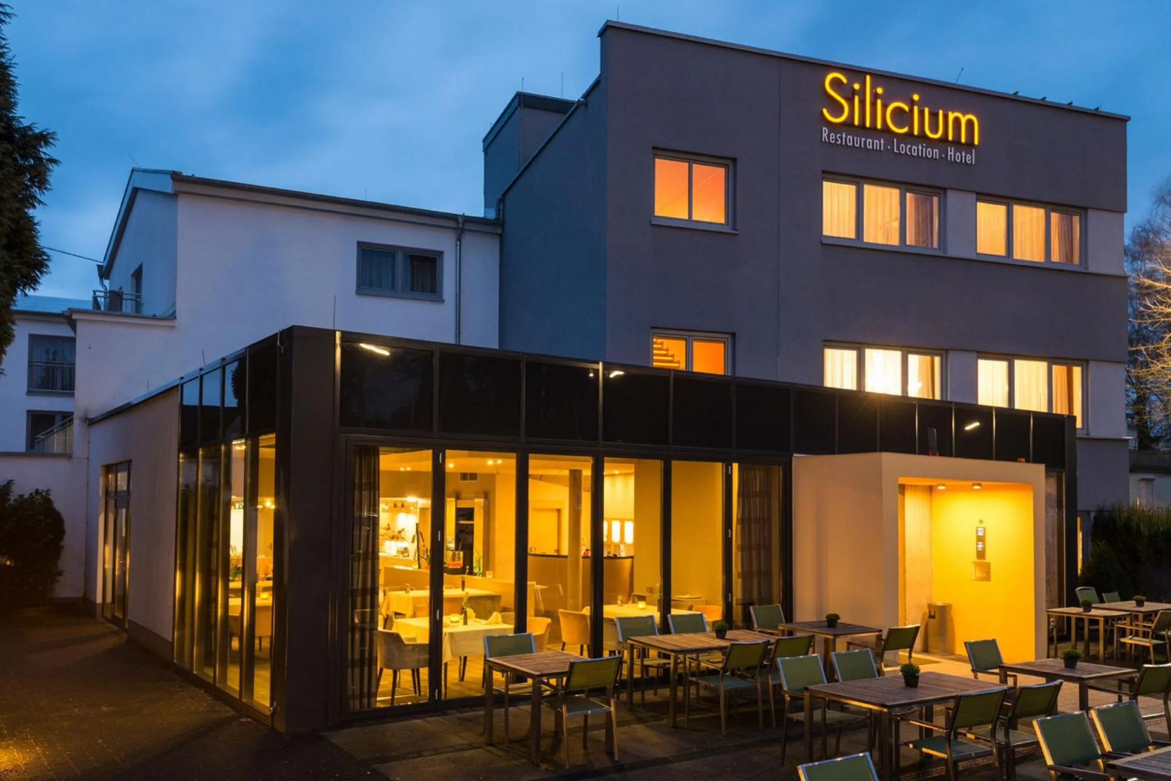 Facade/entrance in Hotel Silicium