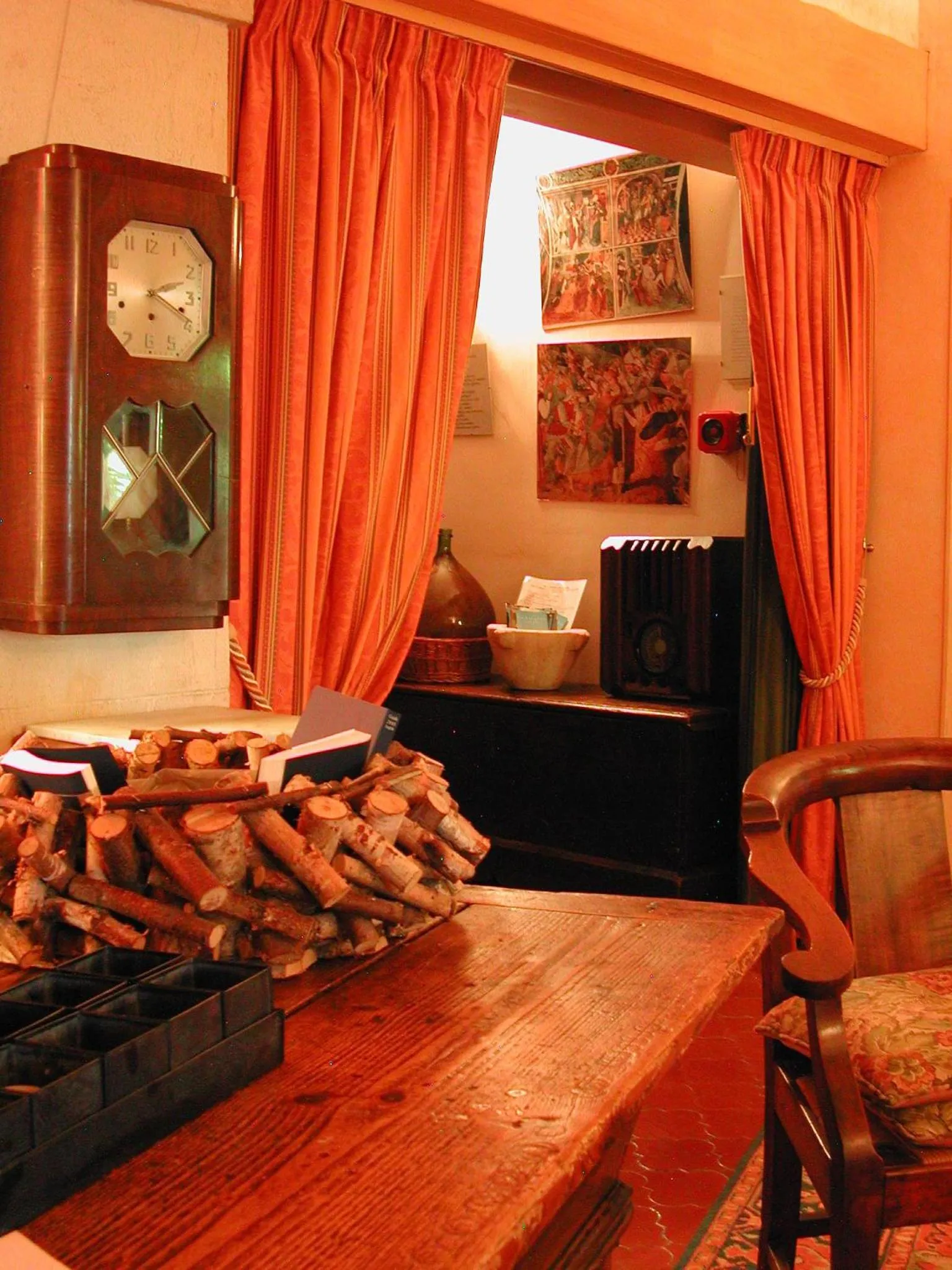 Lobby or reception in Auberge De La Madone