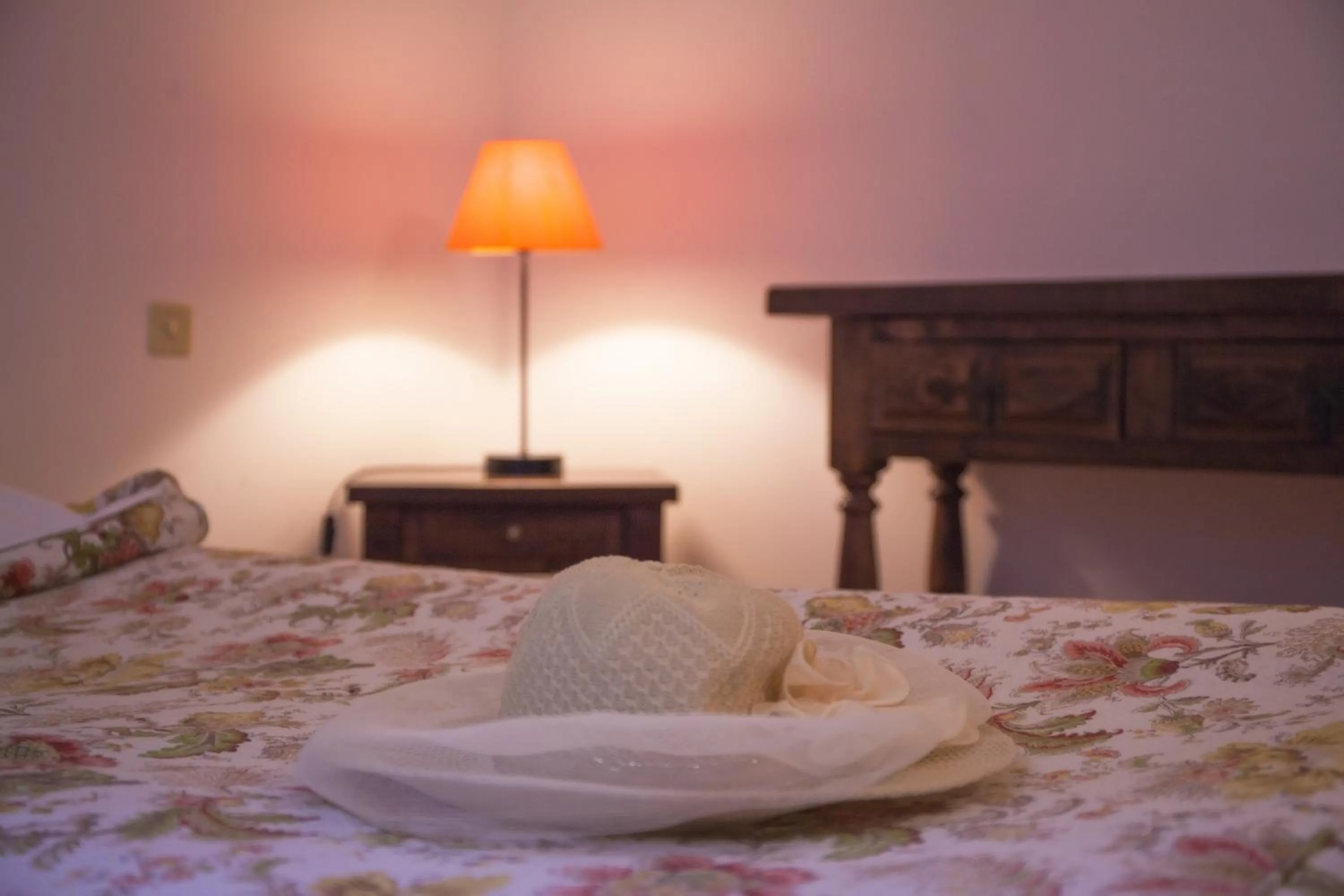 Decorative detail, Bed in Auberge De La Madone