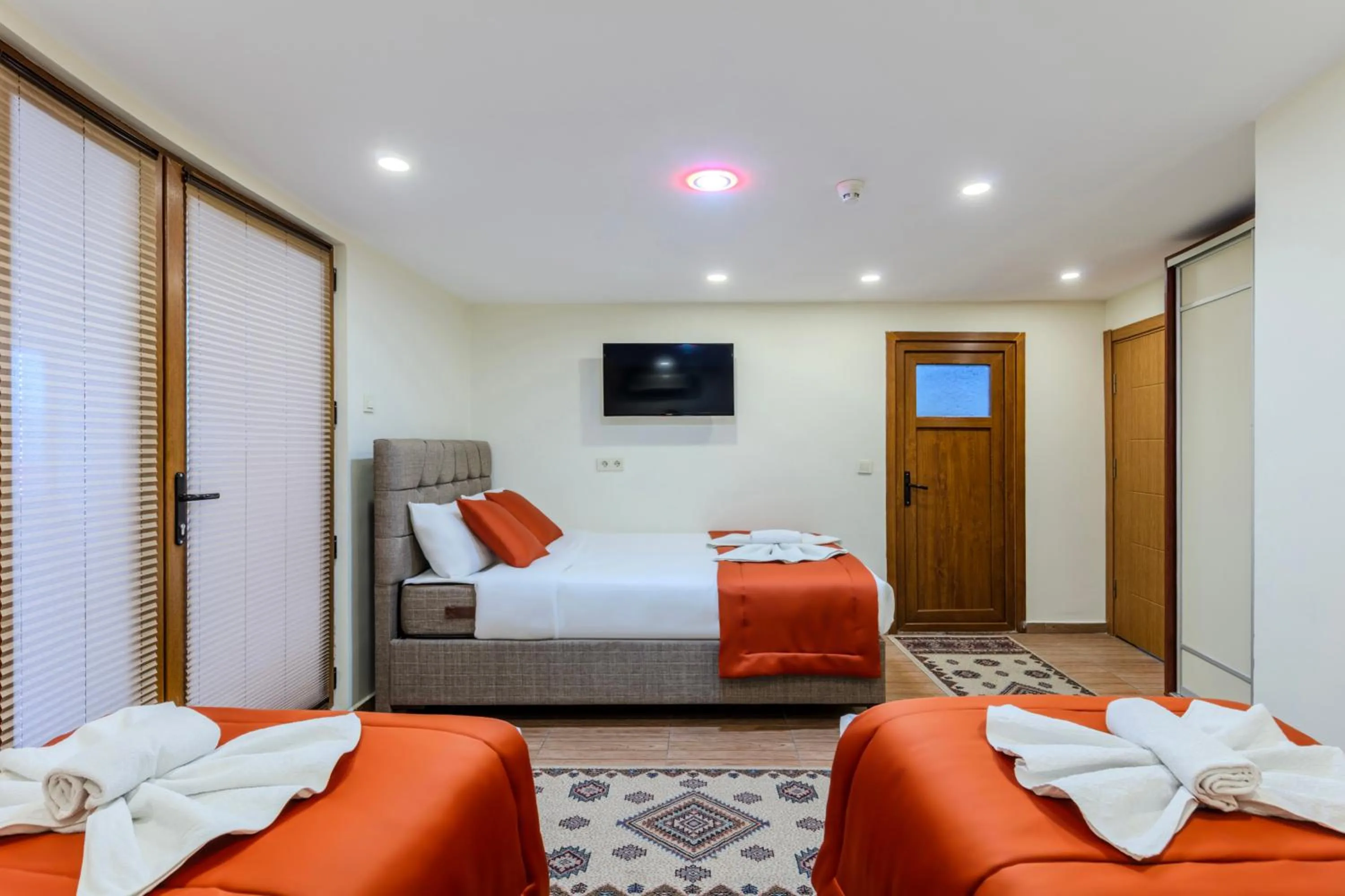 Bed in Hotel Silviya