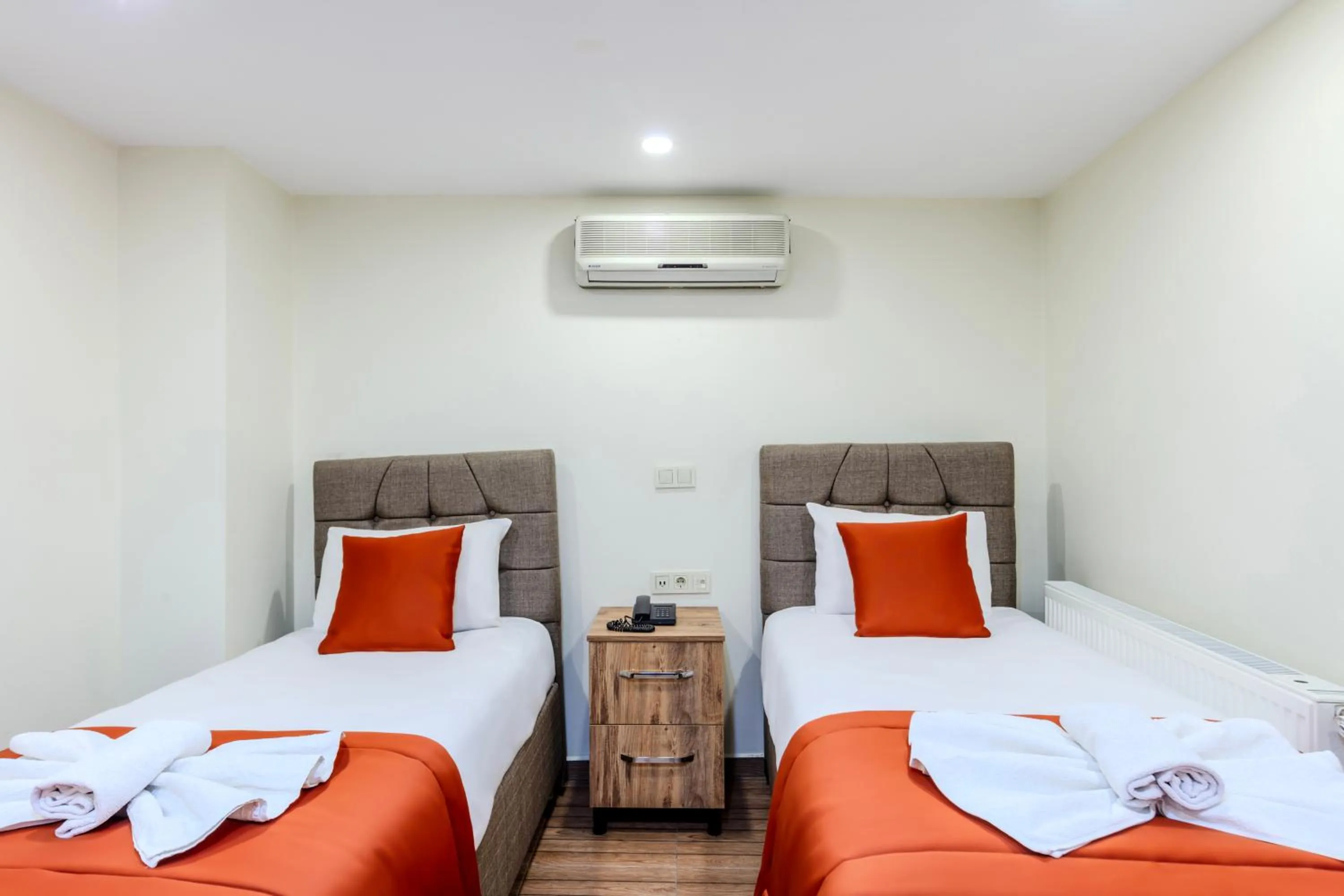 Bed in Hotel Silviya