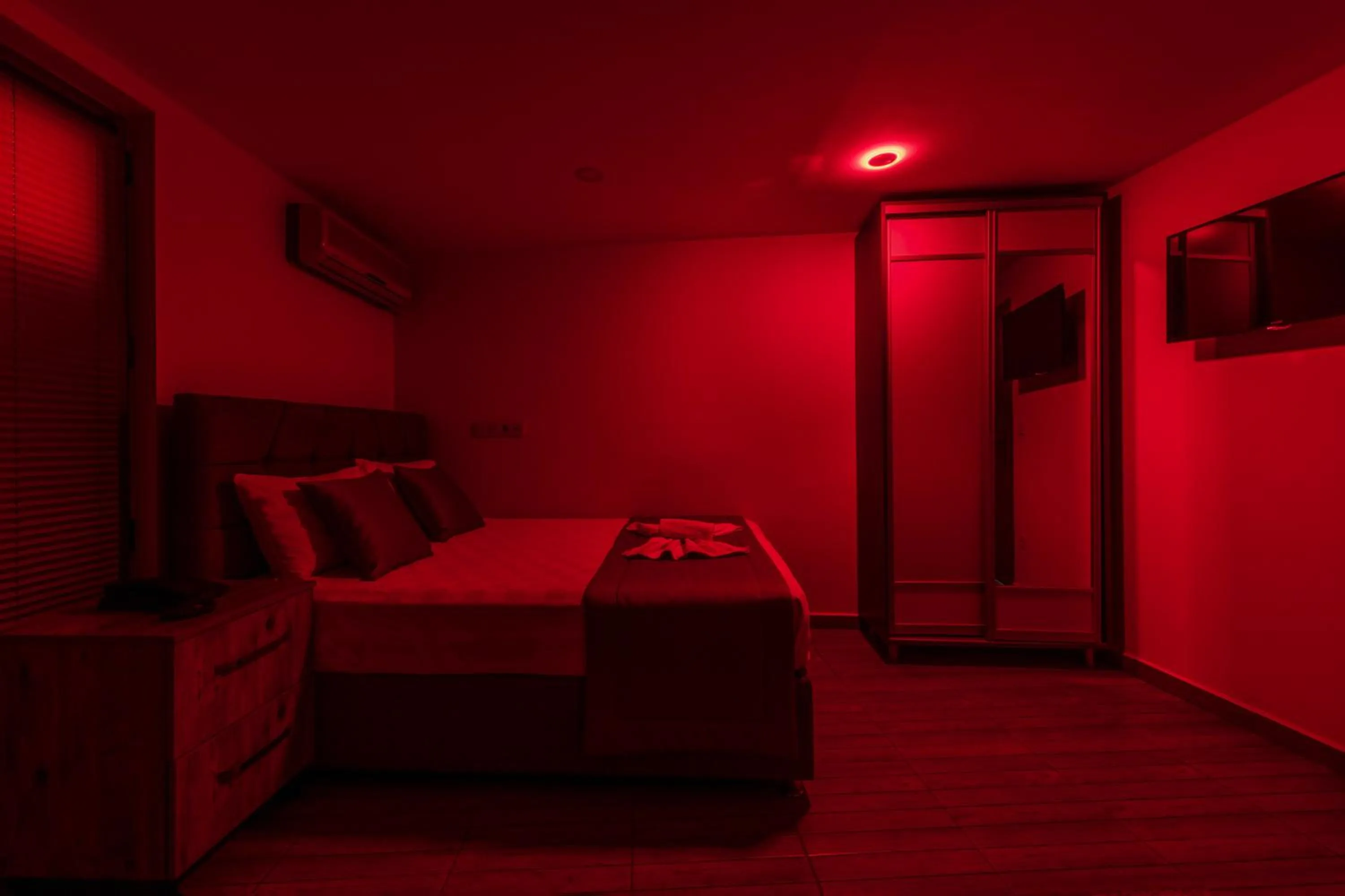 Bed in Hotel Silviya