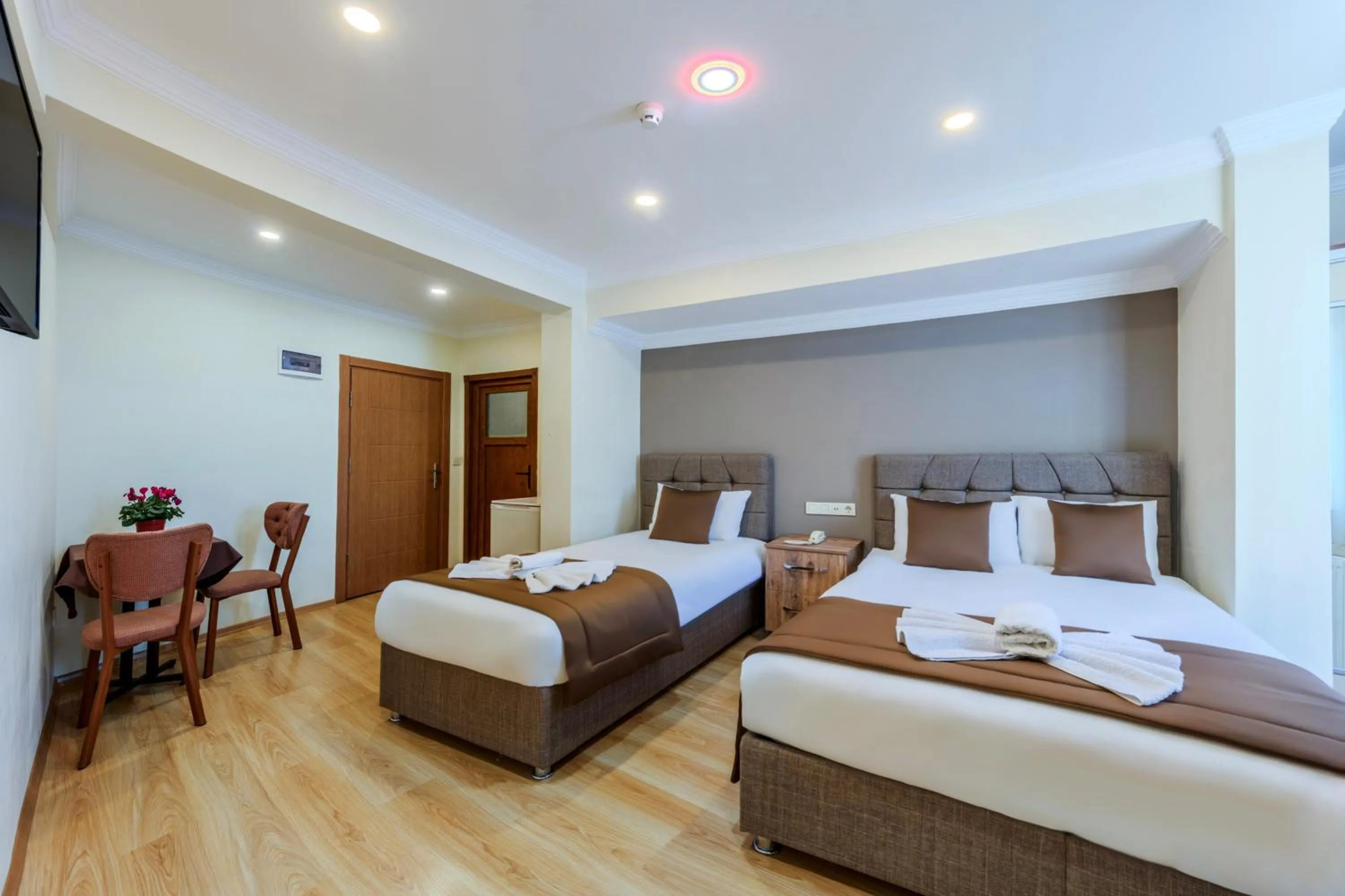 Bed in Hotel Silviya