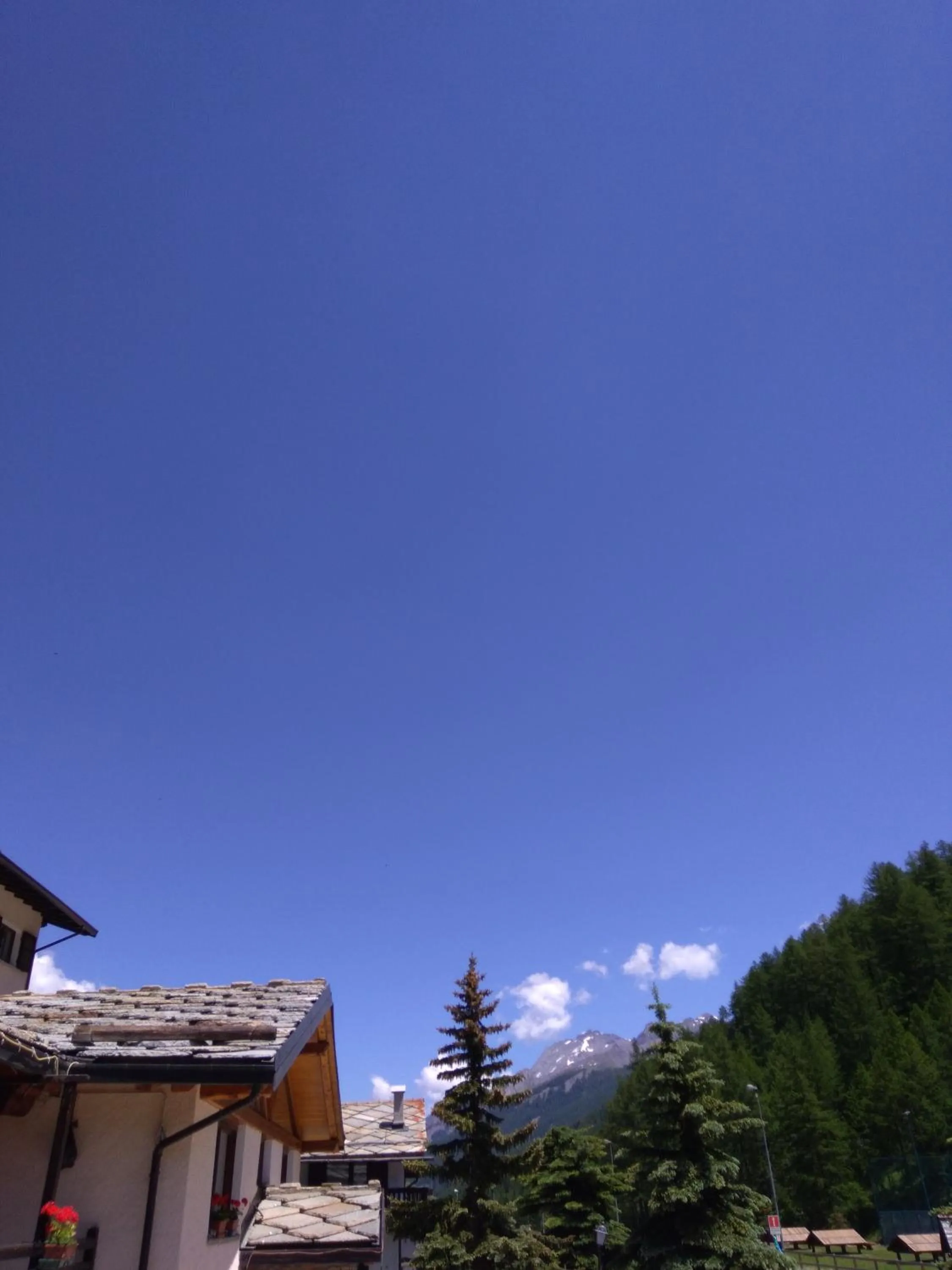 Mountain view in Hotel Banchetta