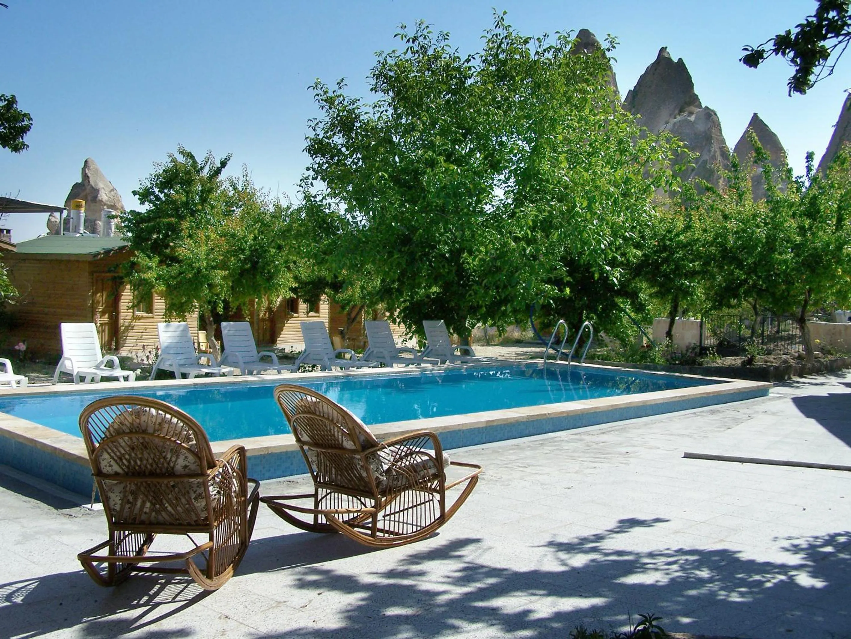 Garden in Seven Rock Cave Hotel