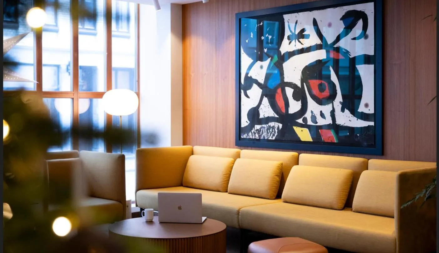 Lobby or reception in Hotel Noreg