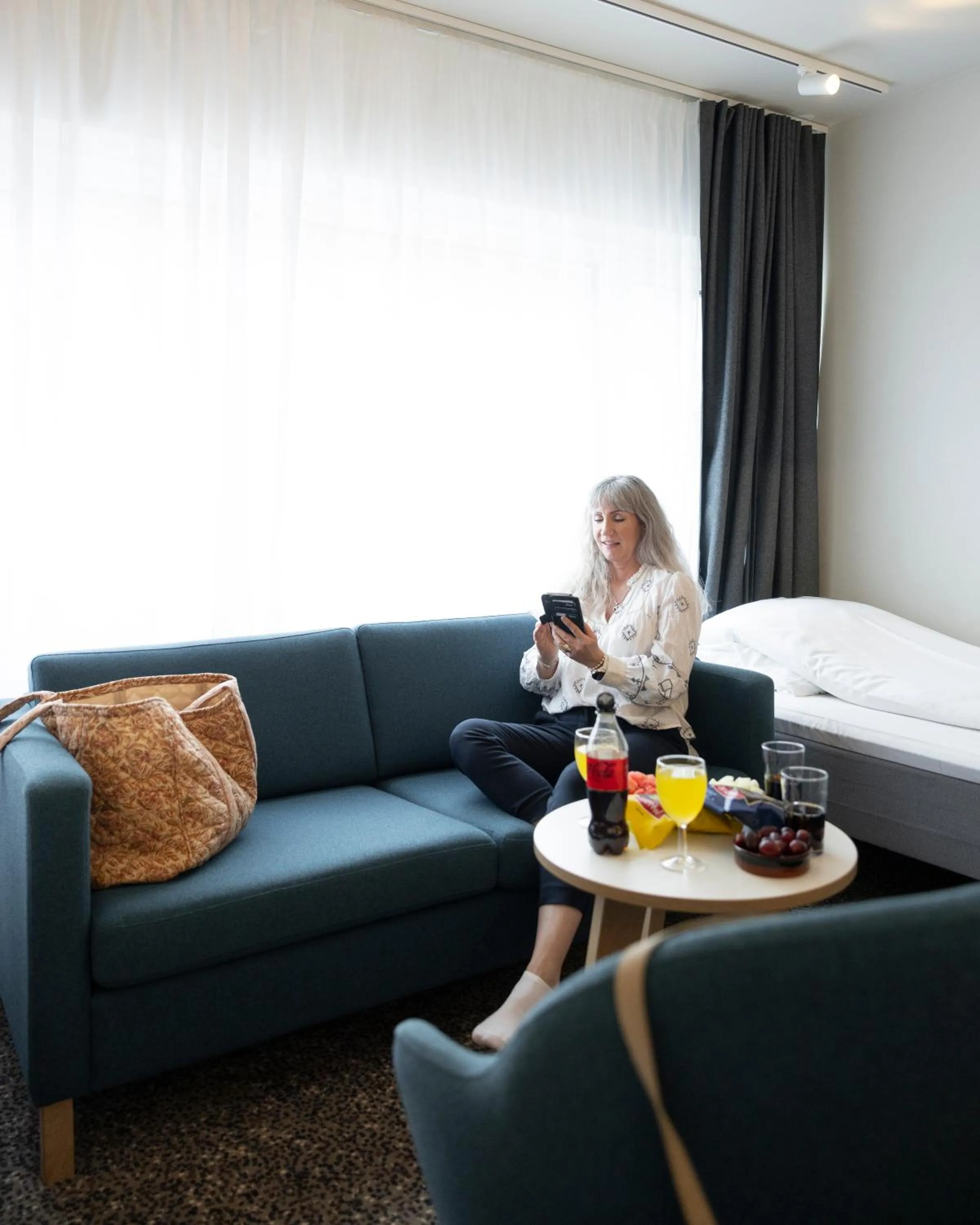 Seating area in Hotel Noreg