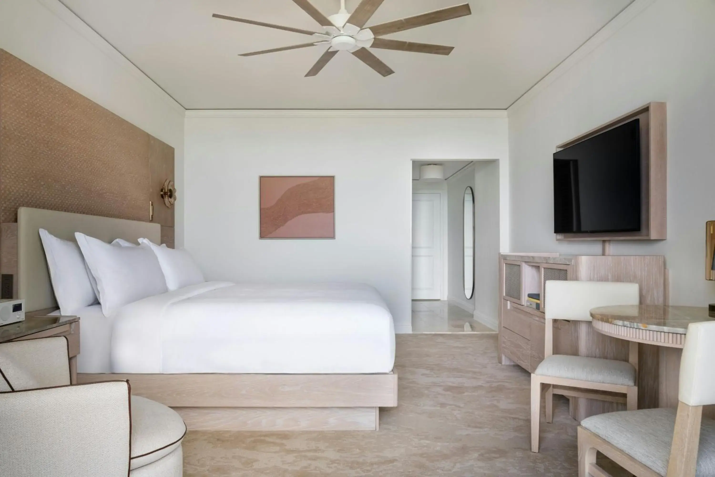 King Room with Balcony, Resort View and Adapted Tub - Mobility Accessible in The Ritz-Carlton Key Biscayne, Miami King Room with Balcony, Resort View and Adapted Tub - Mobility Accessible in The Ritz-Carlton Key Biscayne, Miami