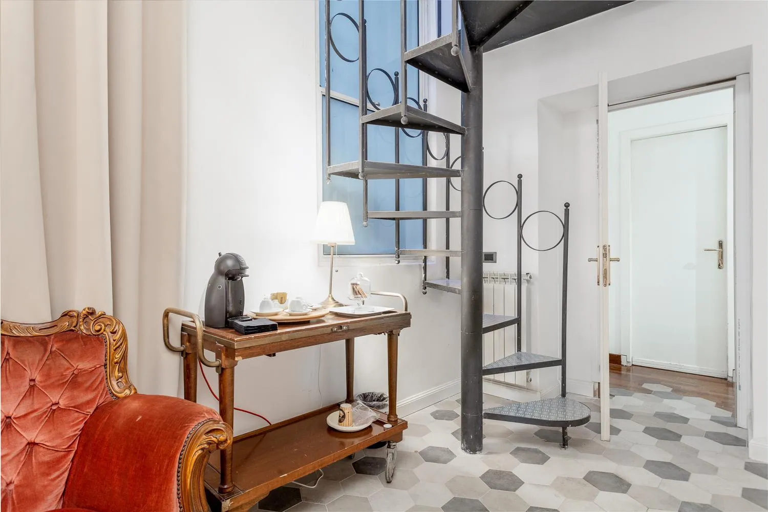 Lobby or reception, Bed in Palazzo Del Duca Piazza Navona Campo dei Fiori Piazza del Fico Guest House