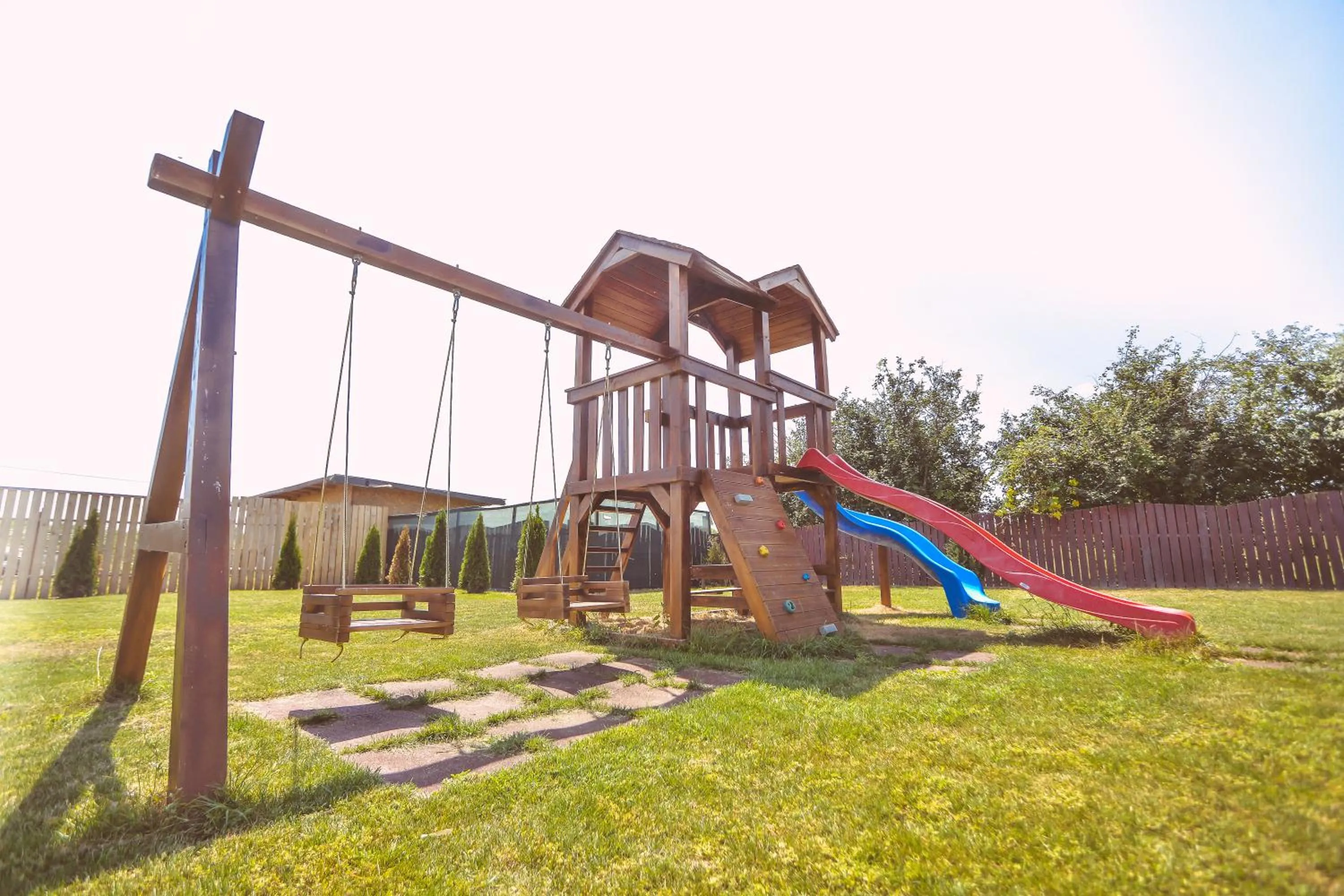 Children play ground in Pensiunea Ovidiu