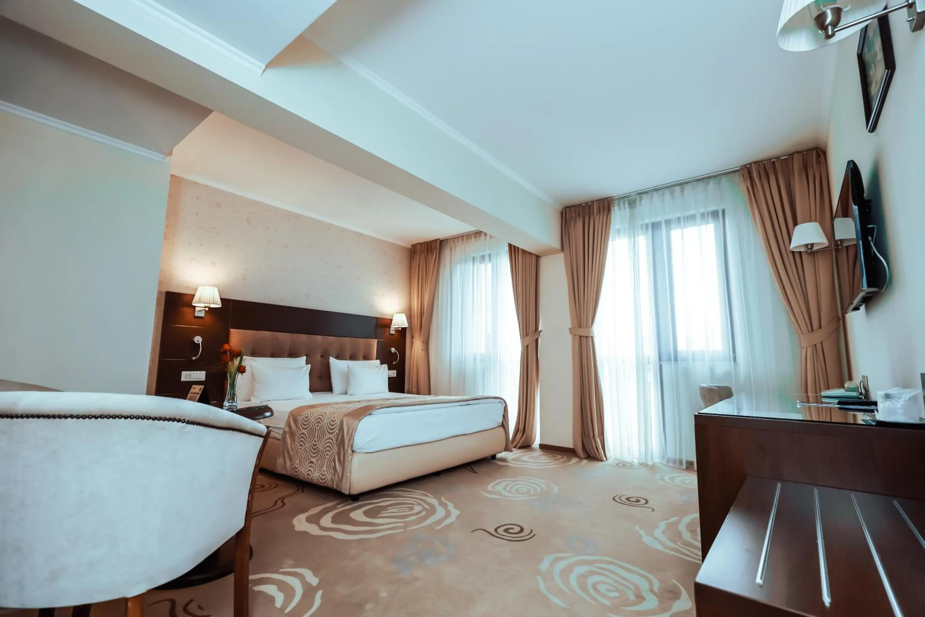 Bed in Grand Hotel Coroana